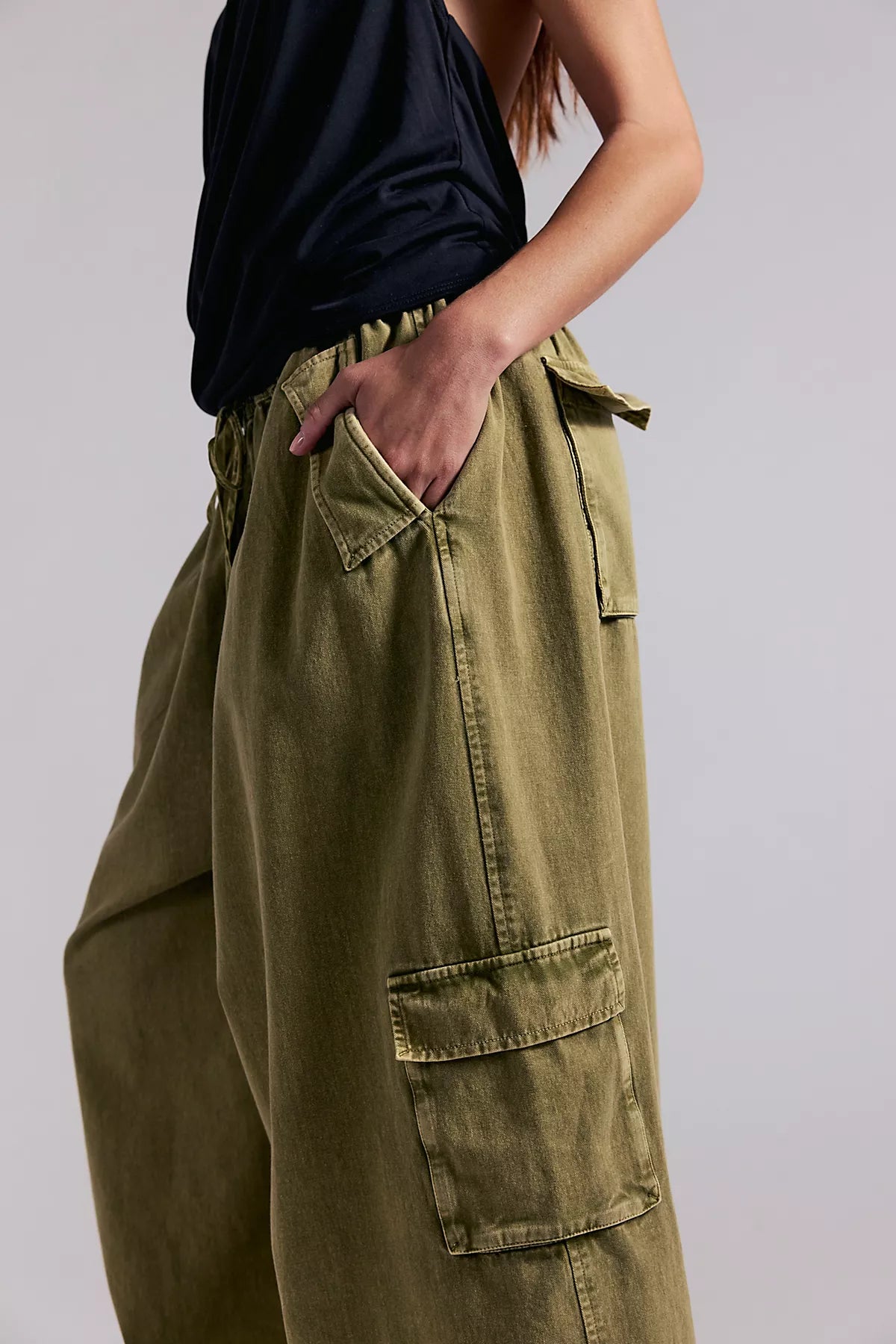 Bobbi Pull-On Cargo Trousers