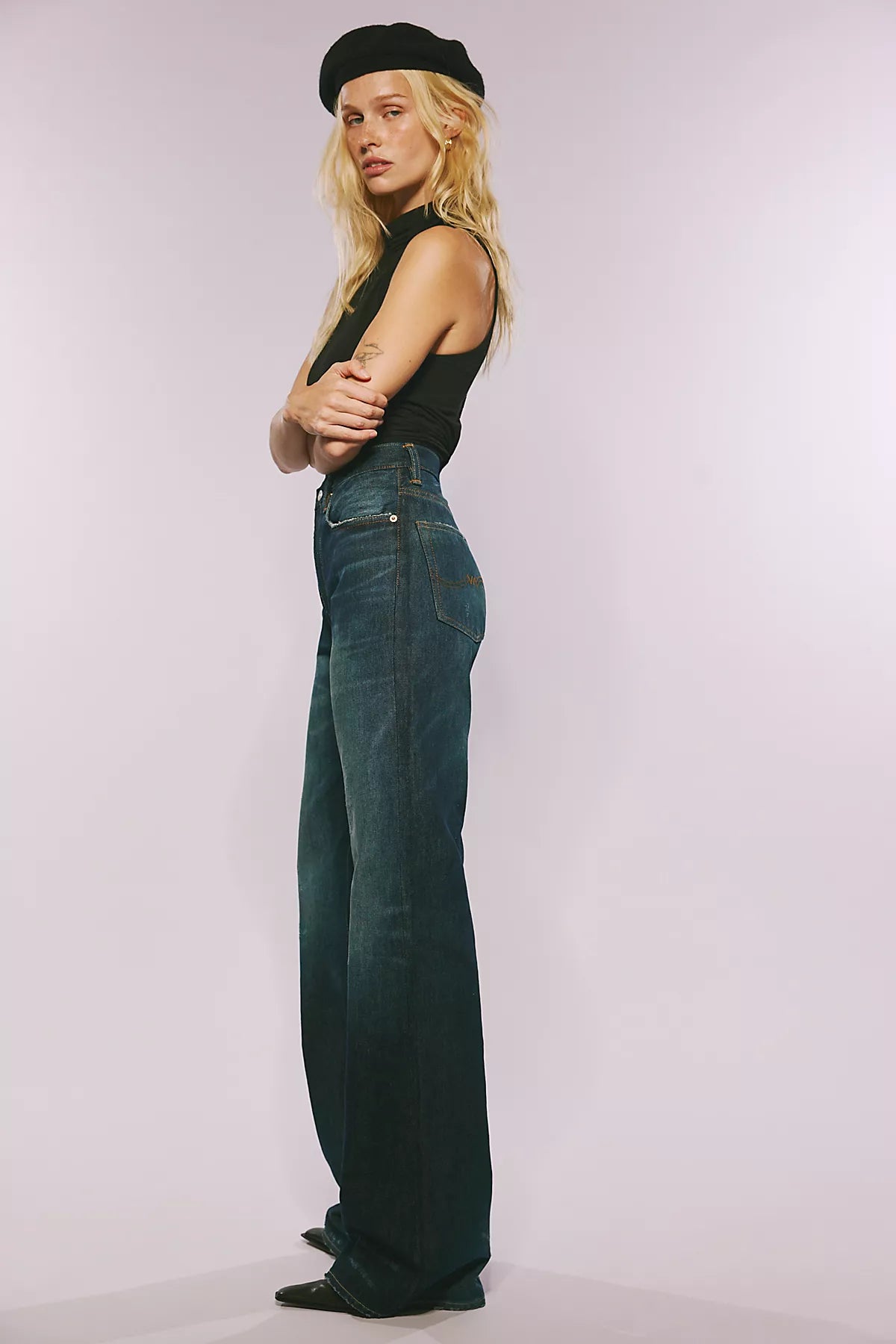 Denimist Dena Mid-Rise Flare Jeans