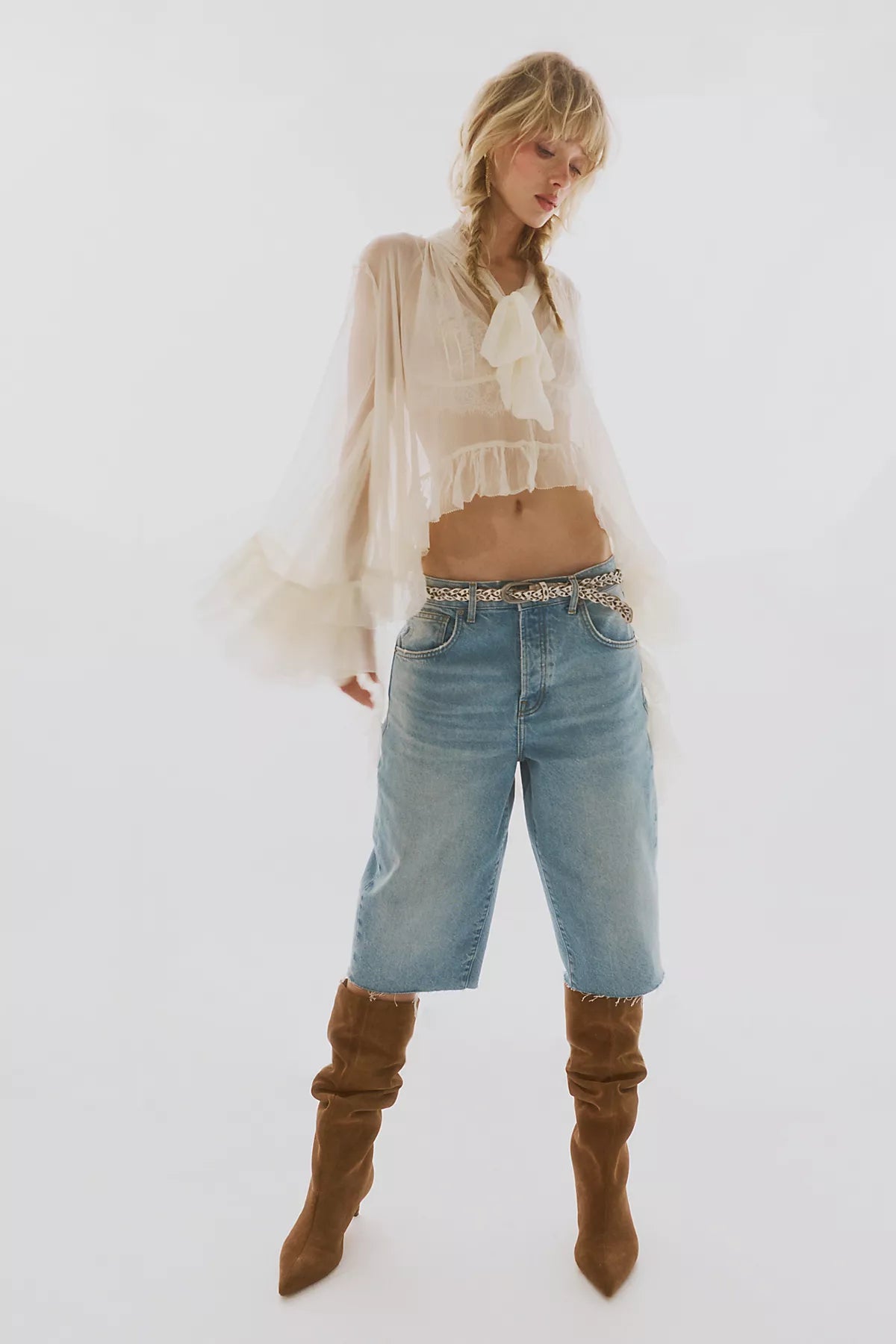 We The Free Low-Rise Relaxed Capri Jeans