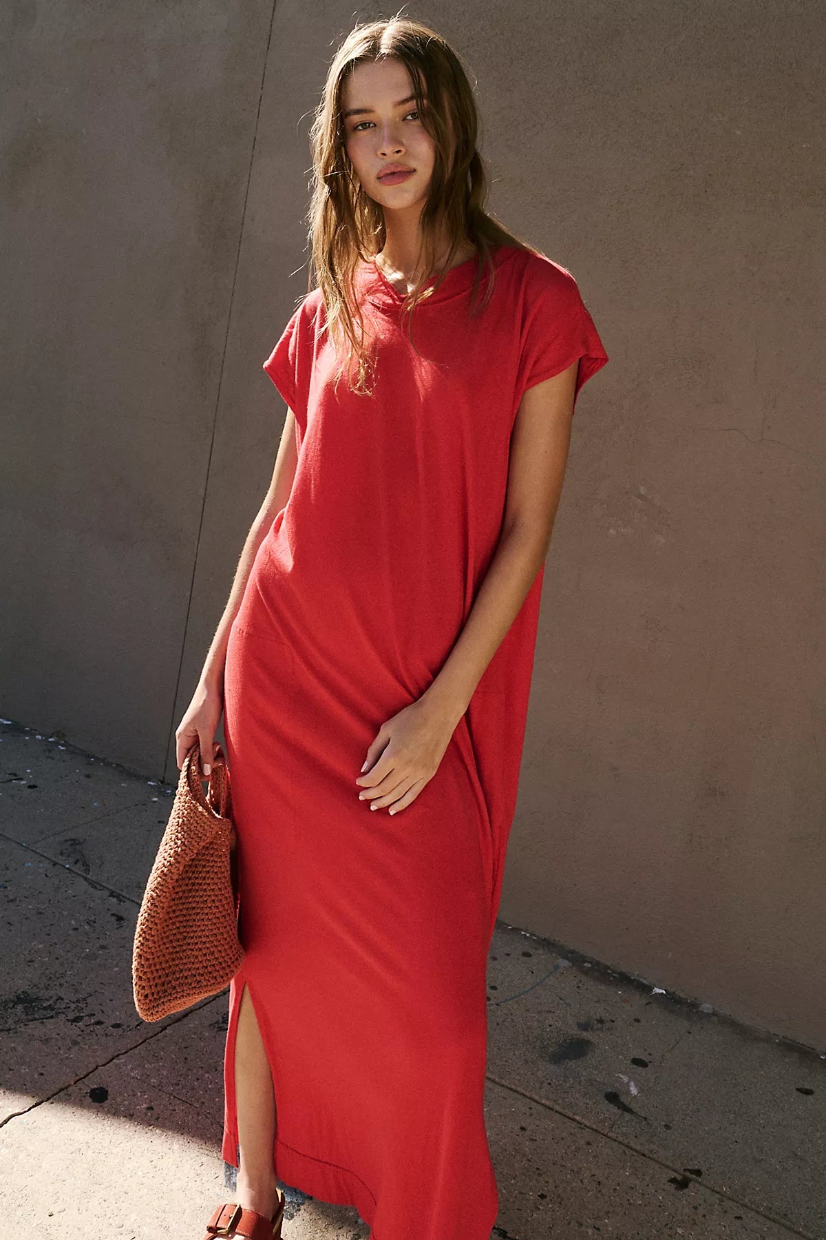 All Day Long Midi T-Shirt Dress