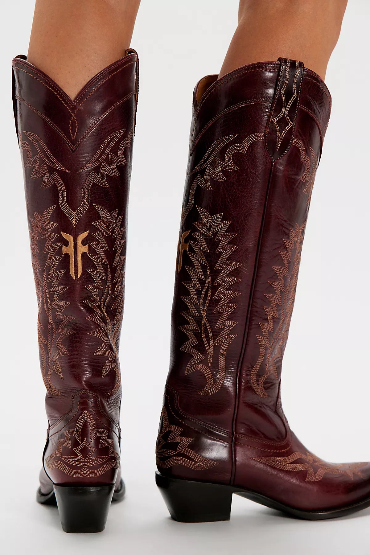 Frye Sacha Feather Deco Boots
