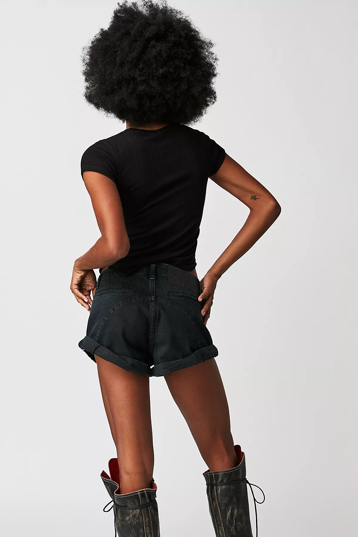OneTeaspoon Bandits Low-Waist Denim Shorts