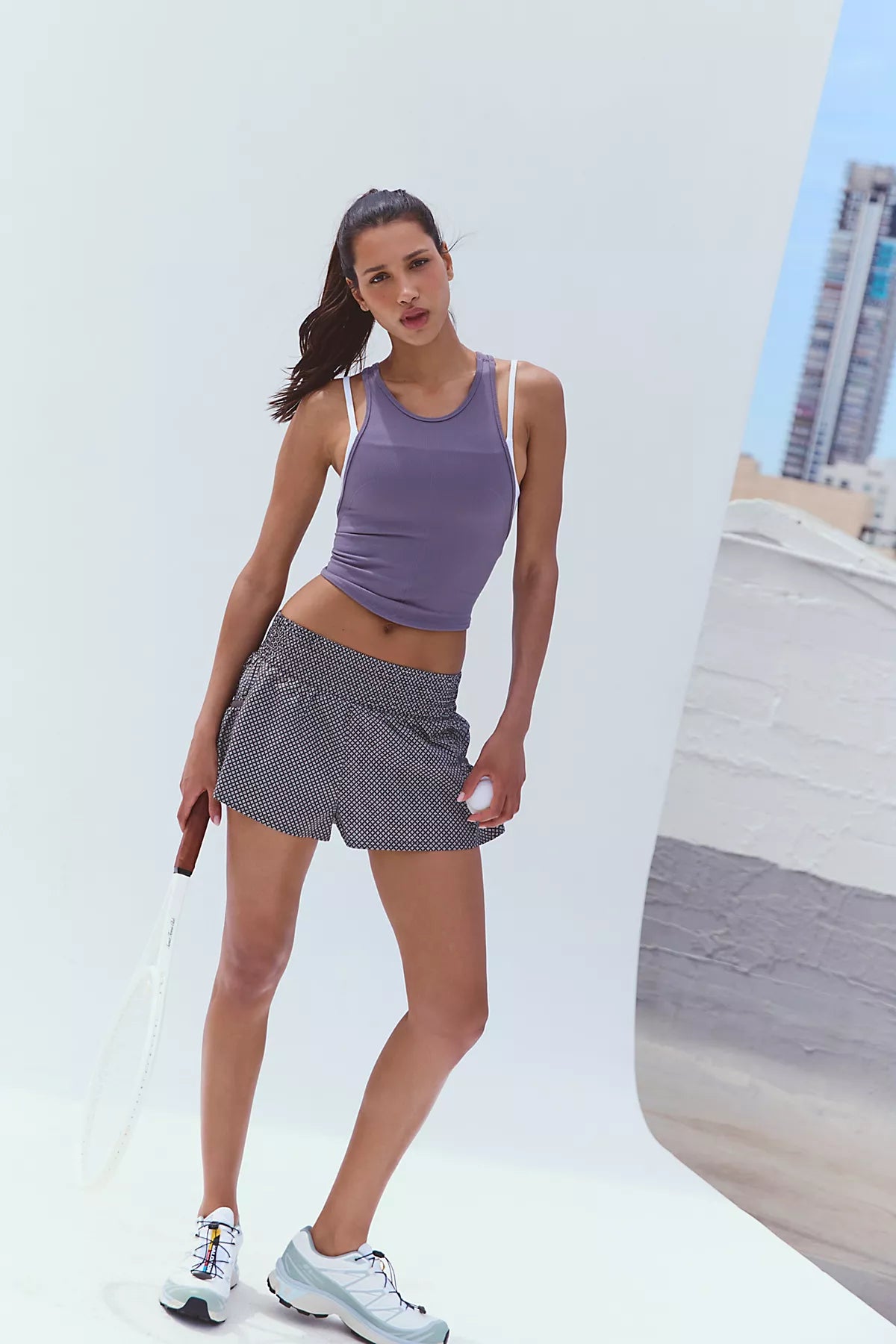 Get Your Flirt On Printed Shorts