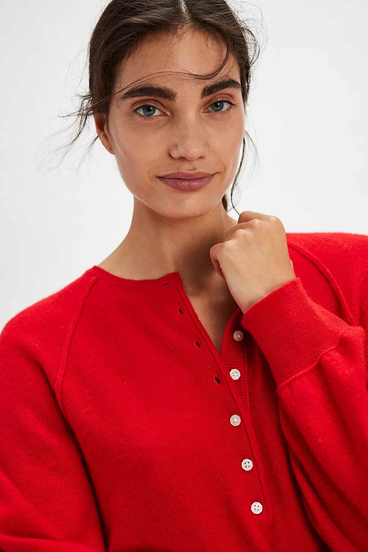 Porta Cashmere Henley Sweater
