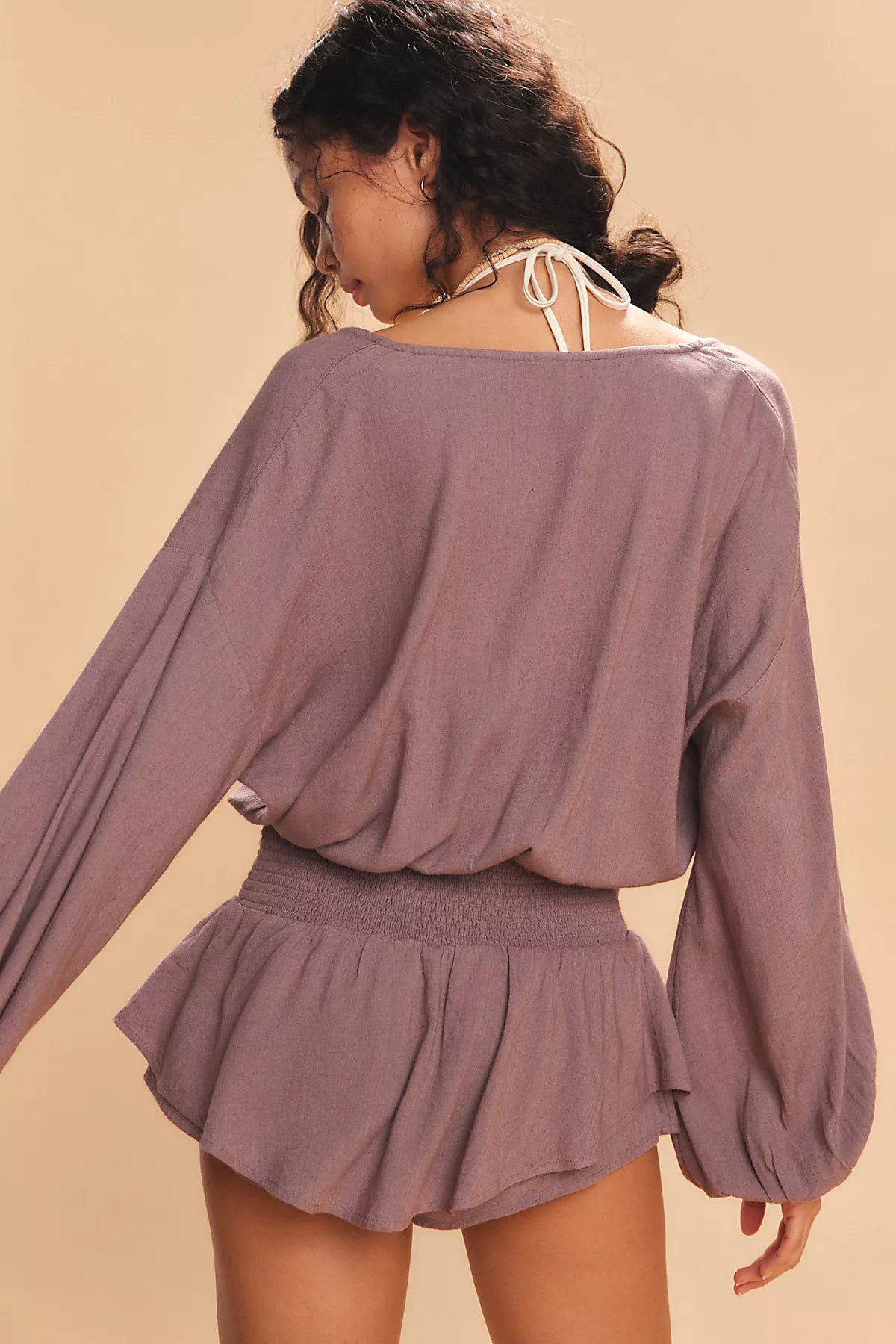 Carson Drop-Waist Romper