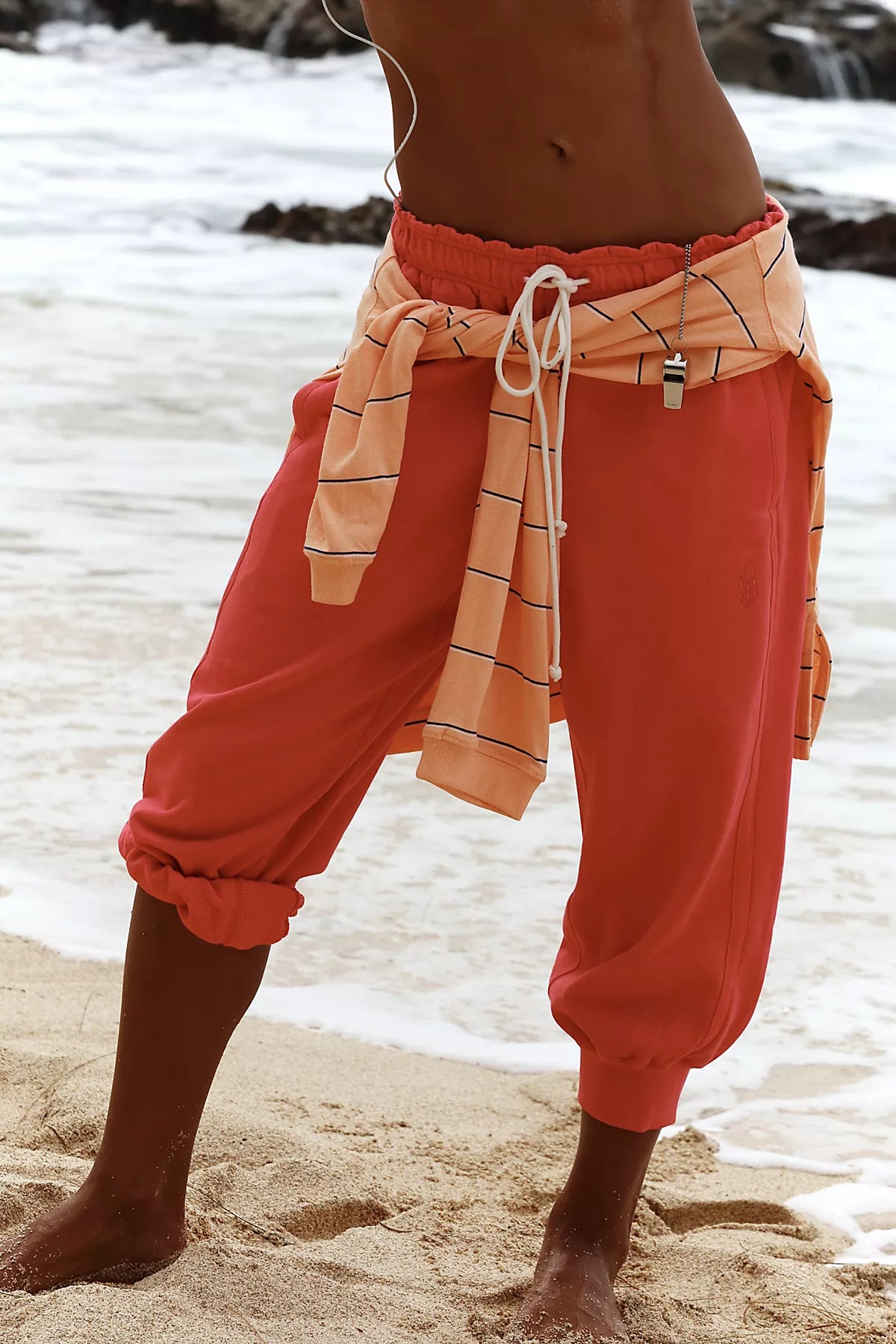 Flutter Cropped Joggers