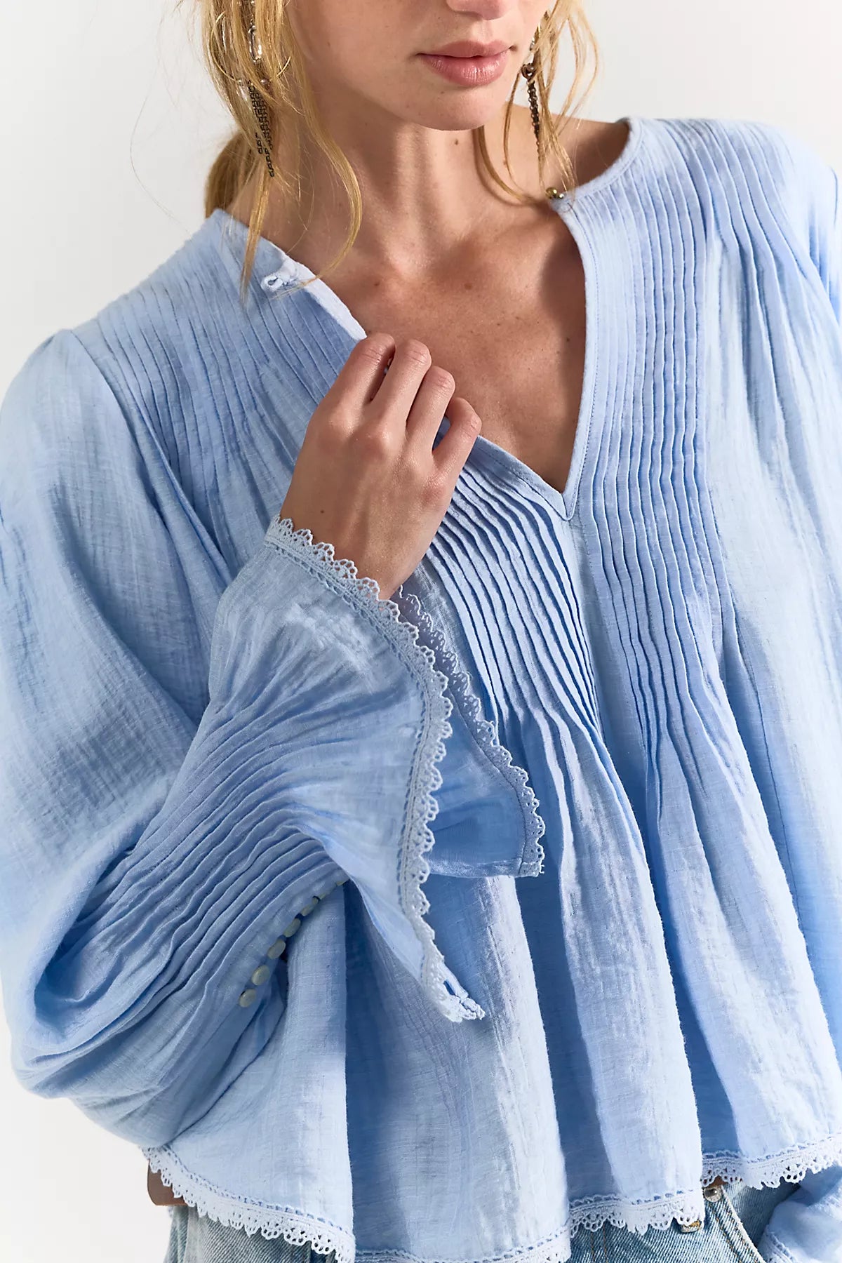 Thousand Pintucks Blouse