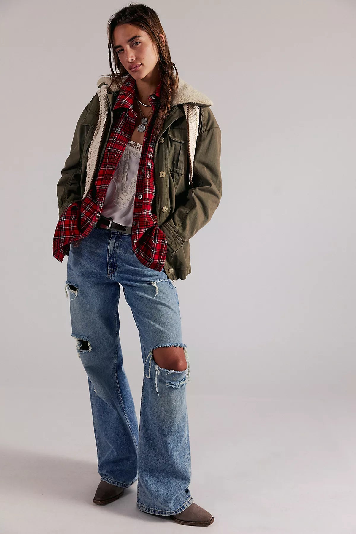 We The Free Ashley Plaid Shirt