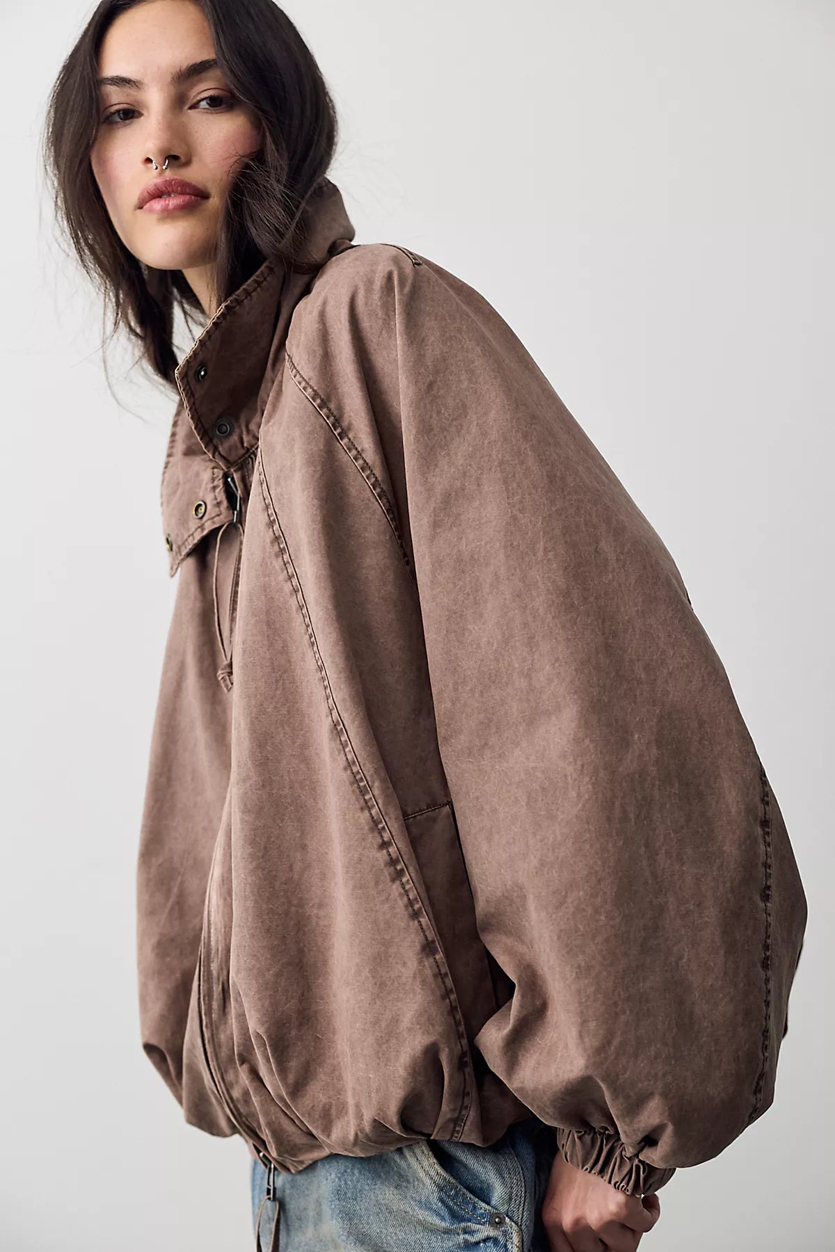 Chelsea Funnel-Neck Jacket