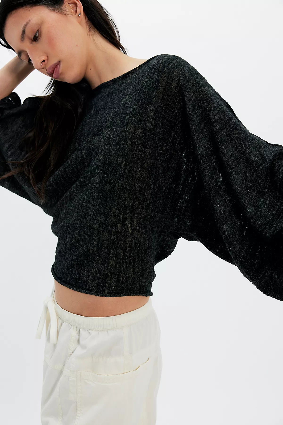 Amber Breeze Off-The-Shoulder Sweater