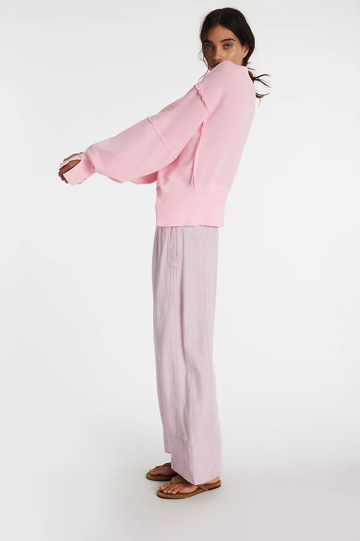 Day's End Linen Pull-On Pants