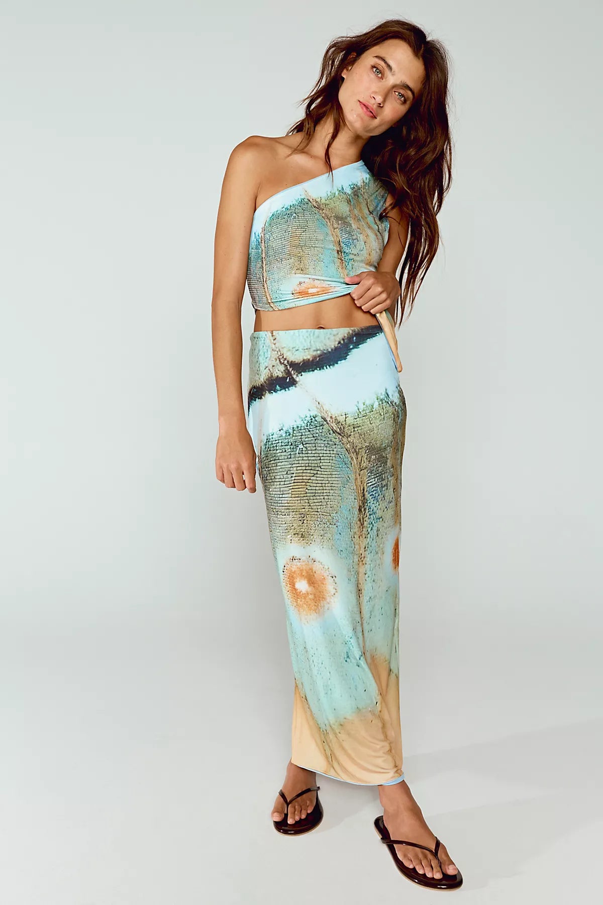 Feners Besos Midi Skirt Set