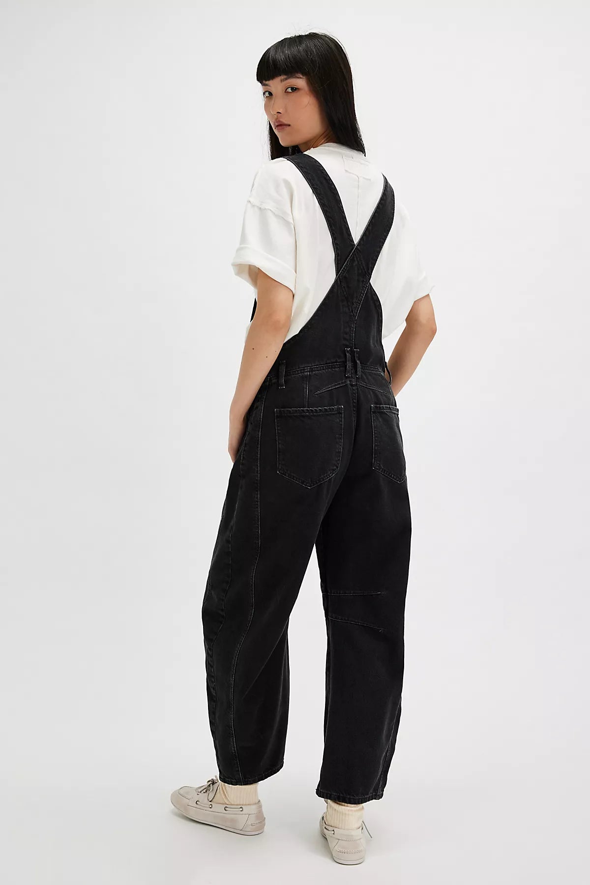 We The Free Good Luck Barrel Overalls