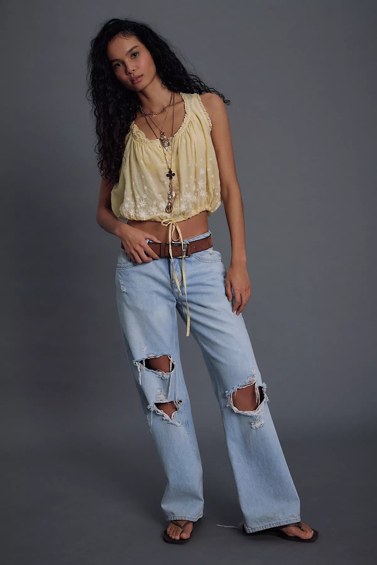 Cherry Scallop Top