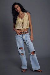 Cherry Scallop Top