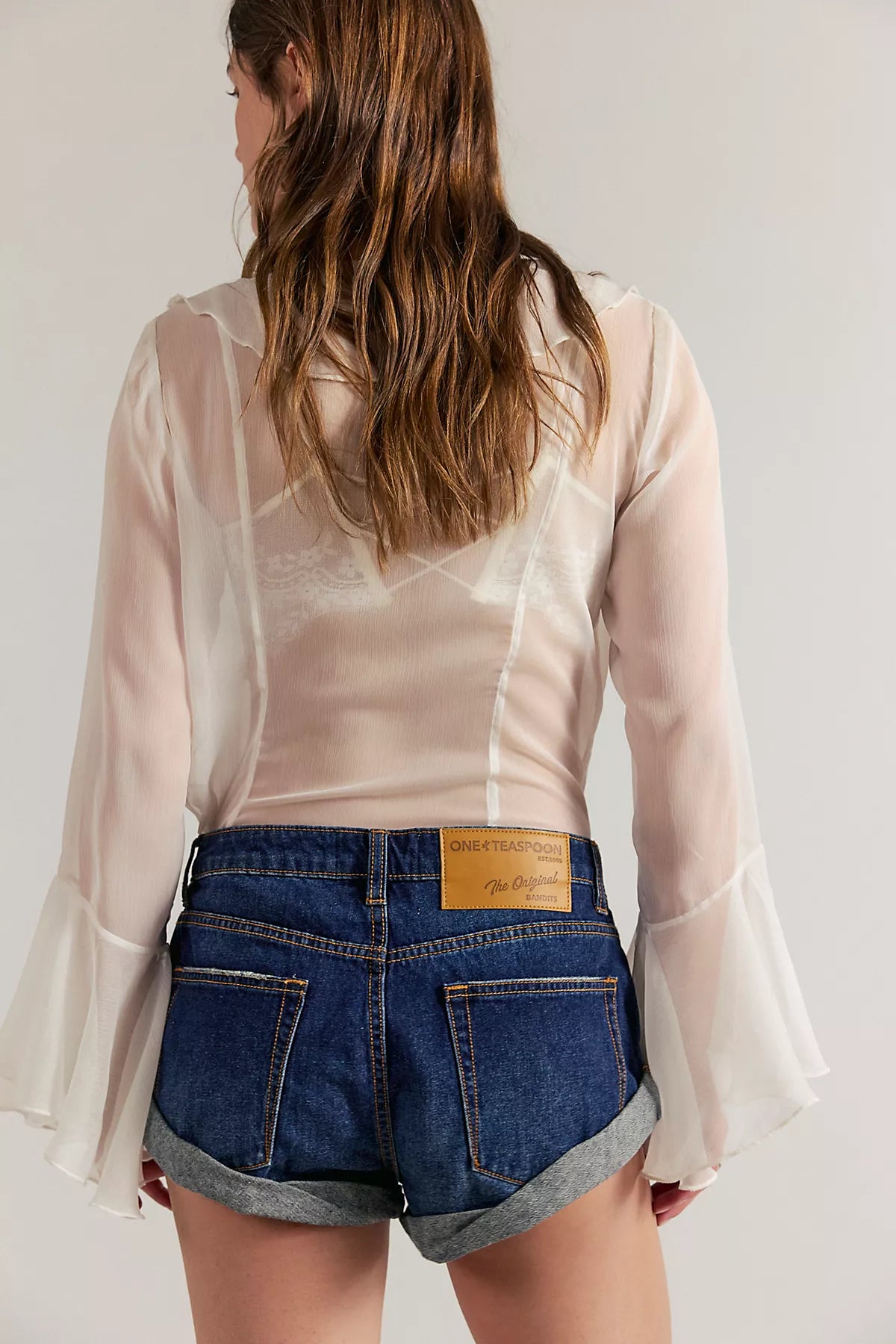 OneTeaspoon Bandits Low-Waist Denim Shorts