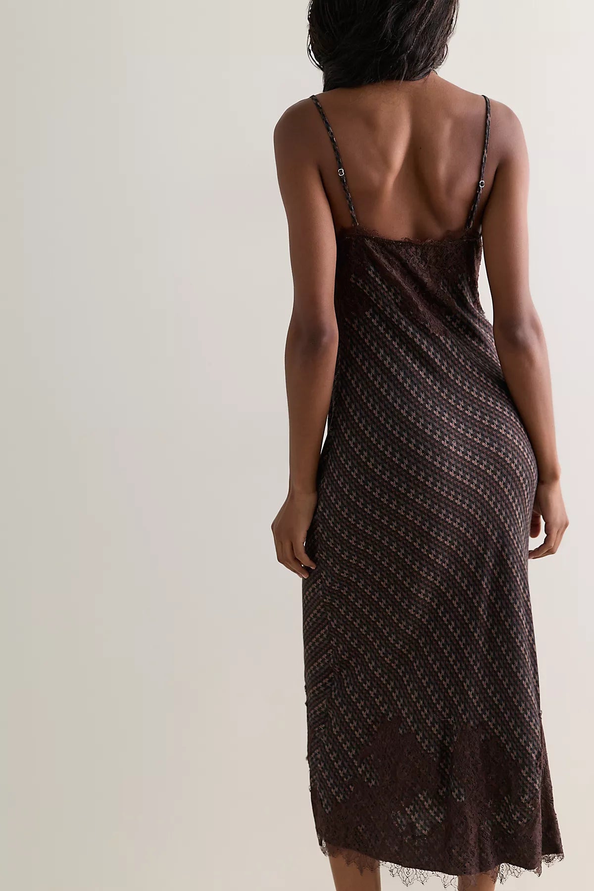 Check Me Out Column Slip Dress