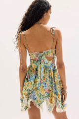 For Love & Lemons Elea Asymmetrical Mini Dress