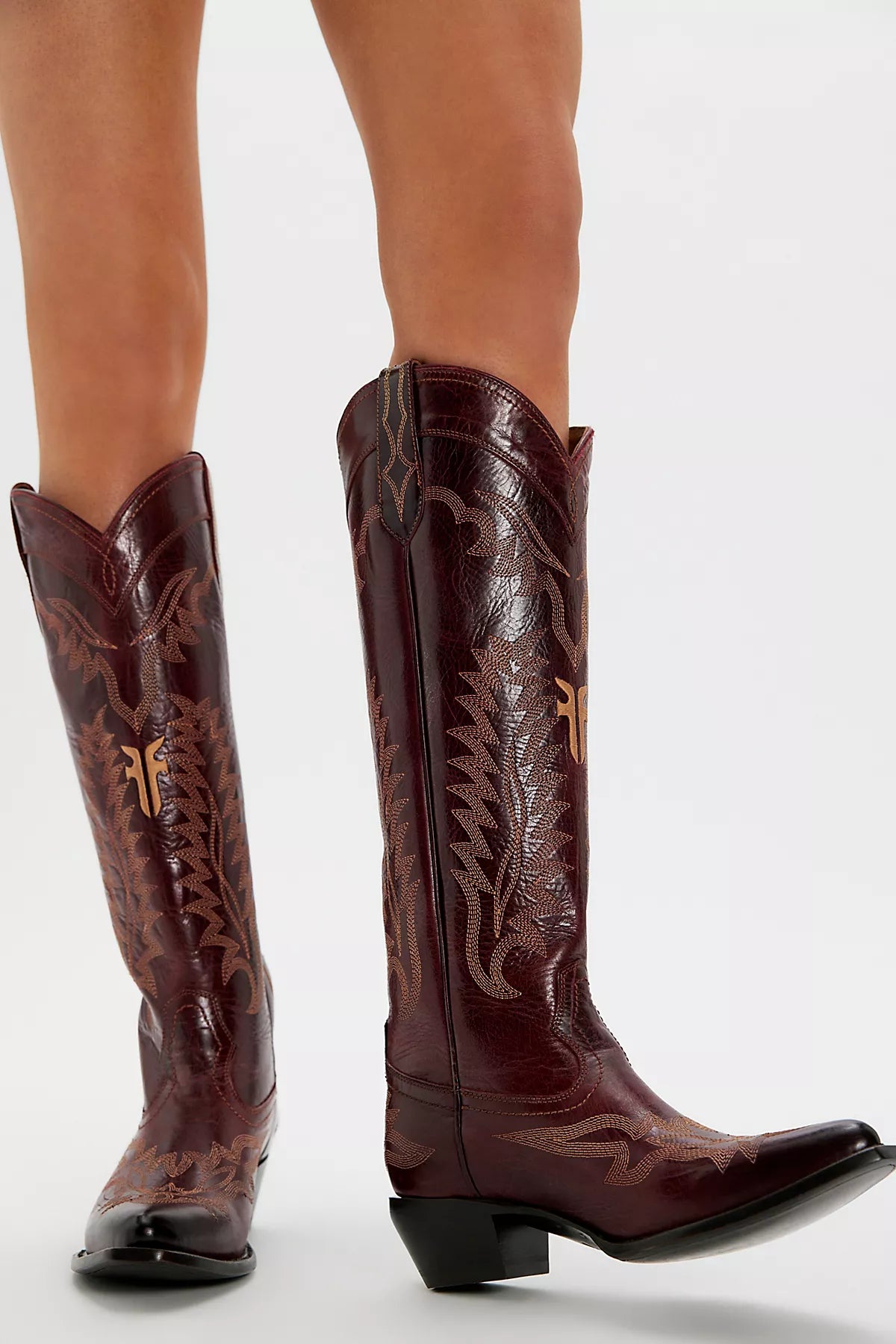 Frye Sacha Feather Deco Boots