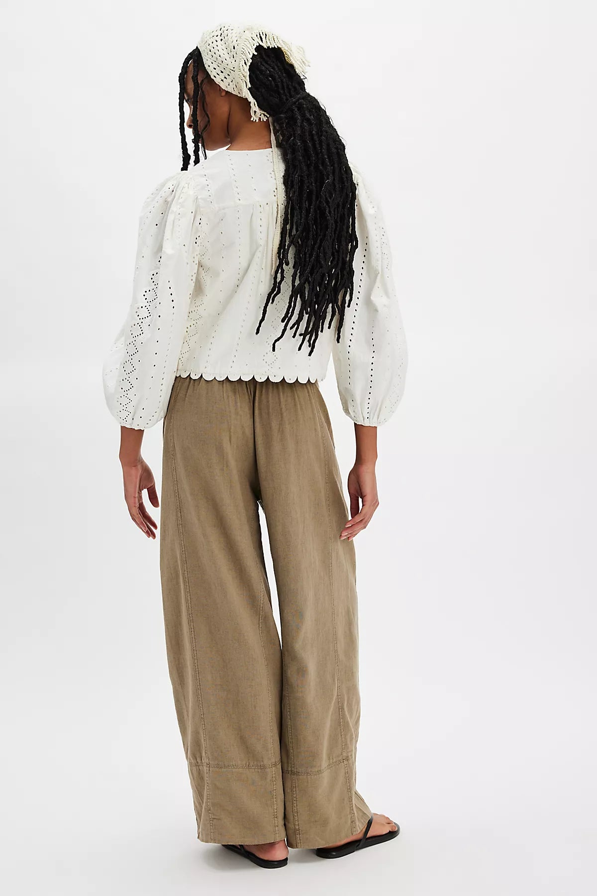Day's End Linen Pull-On Pants