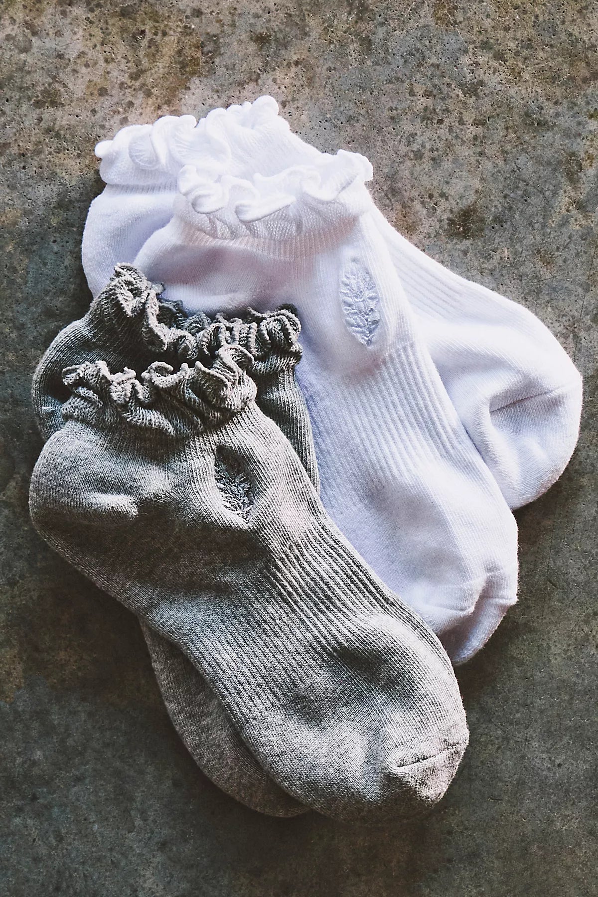 FP Movement Ruffle Sneaker Sock 2-Pack