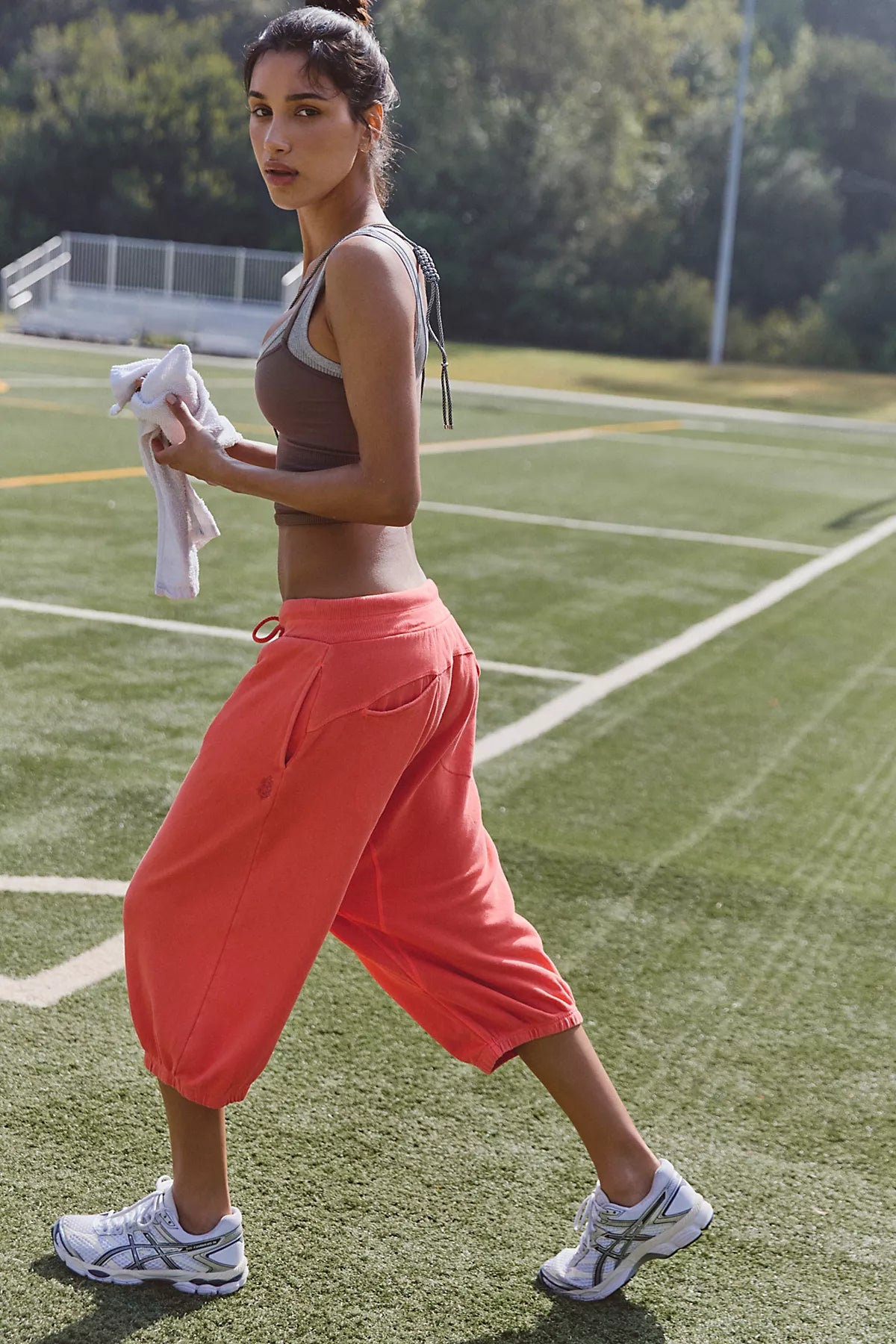 All In Cropped Harem Pants
