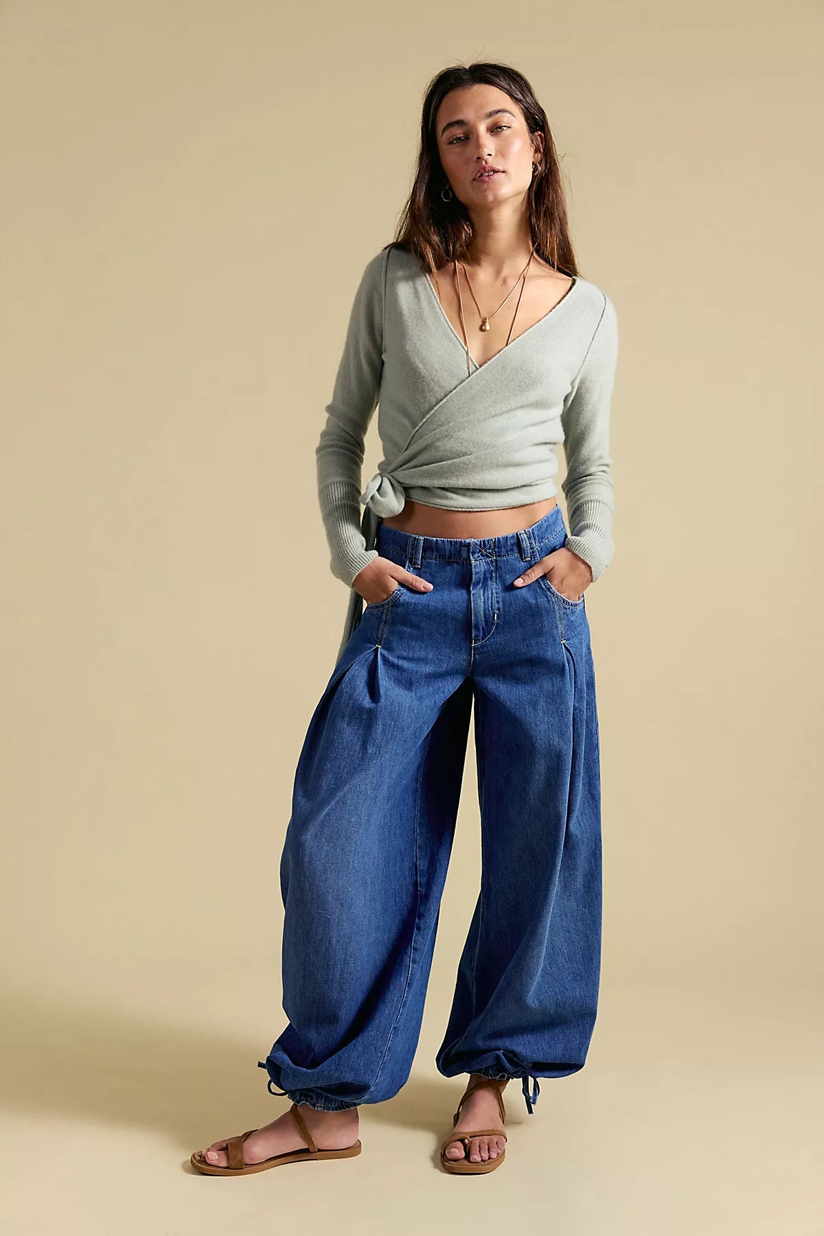 We The Free Essential Lotus Balloon Jeans