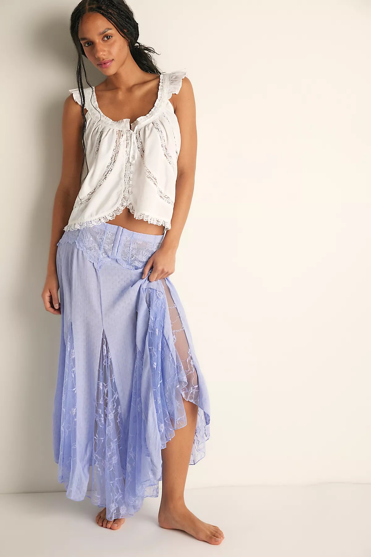 Nice To Meet You Maxi Slip Skirt