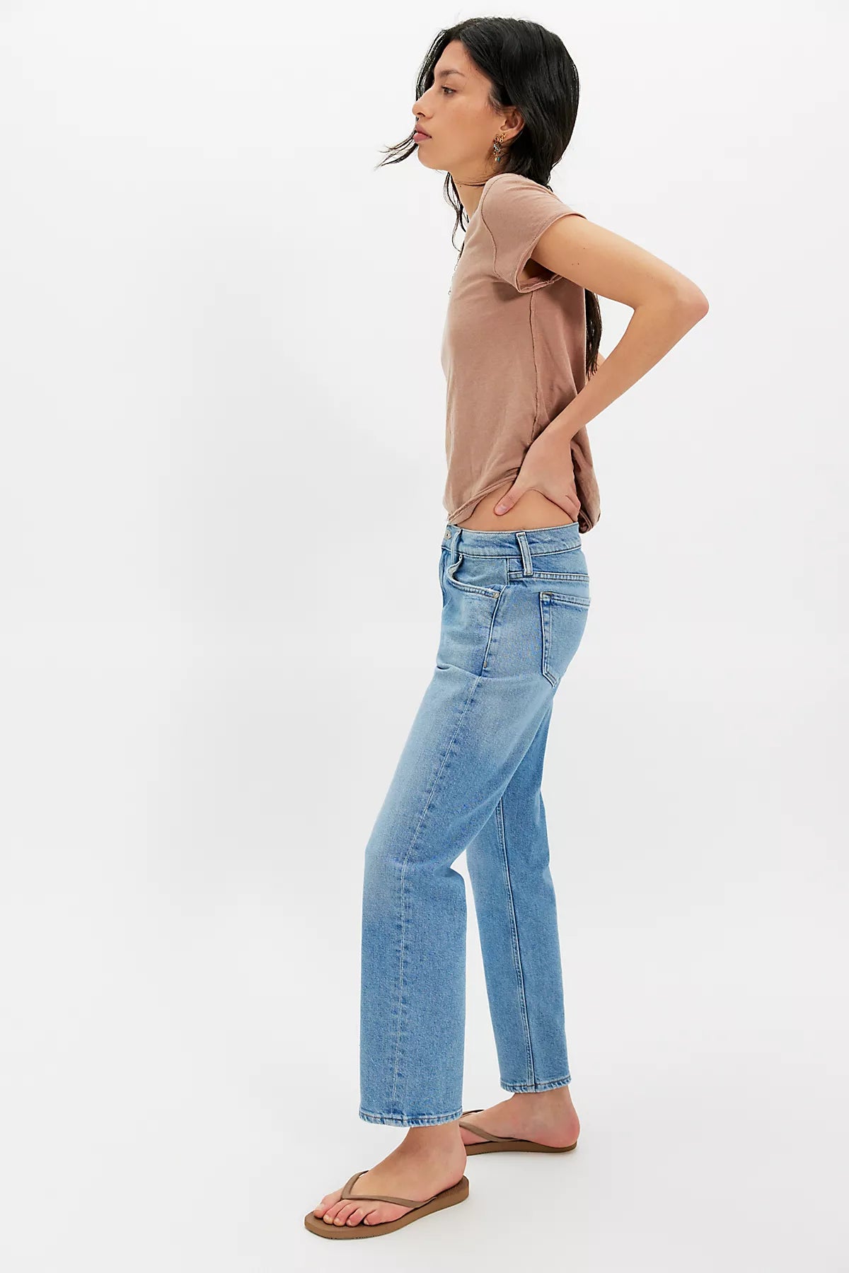 Citizens of Humanity Anissa Low-Rise Straight Leg Jeans
