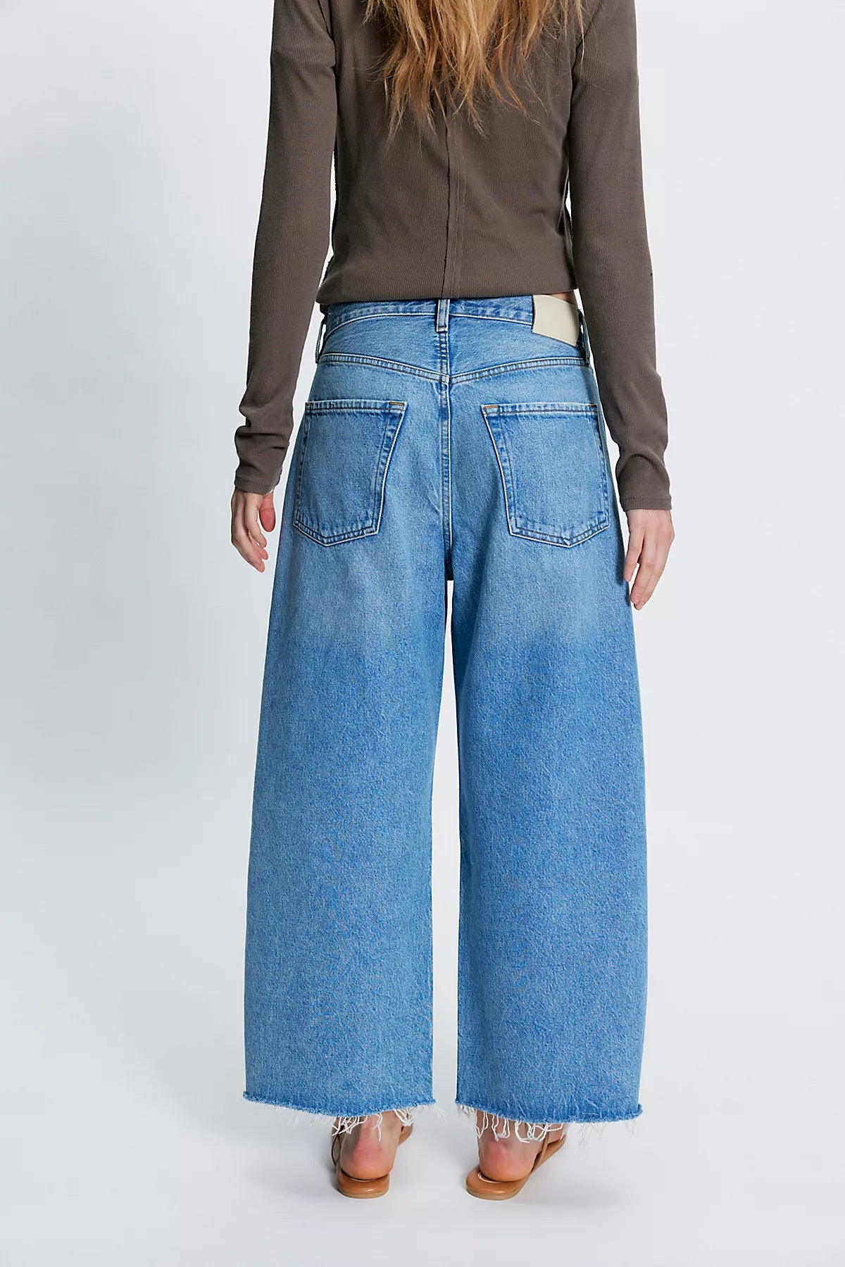 Citizens of Humanity Ayla Raw Hem Crop Jeans