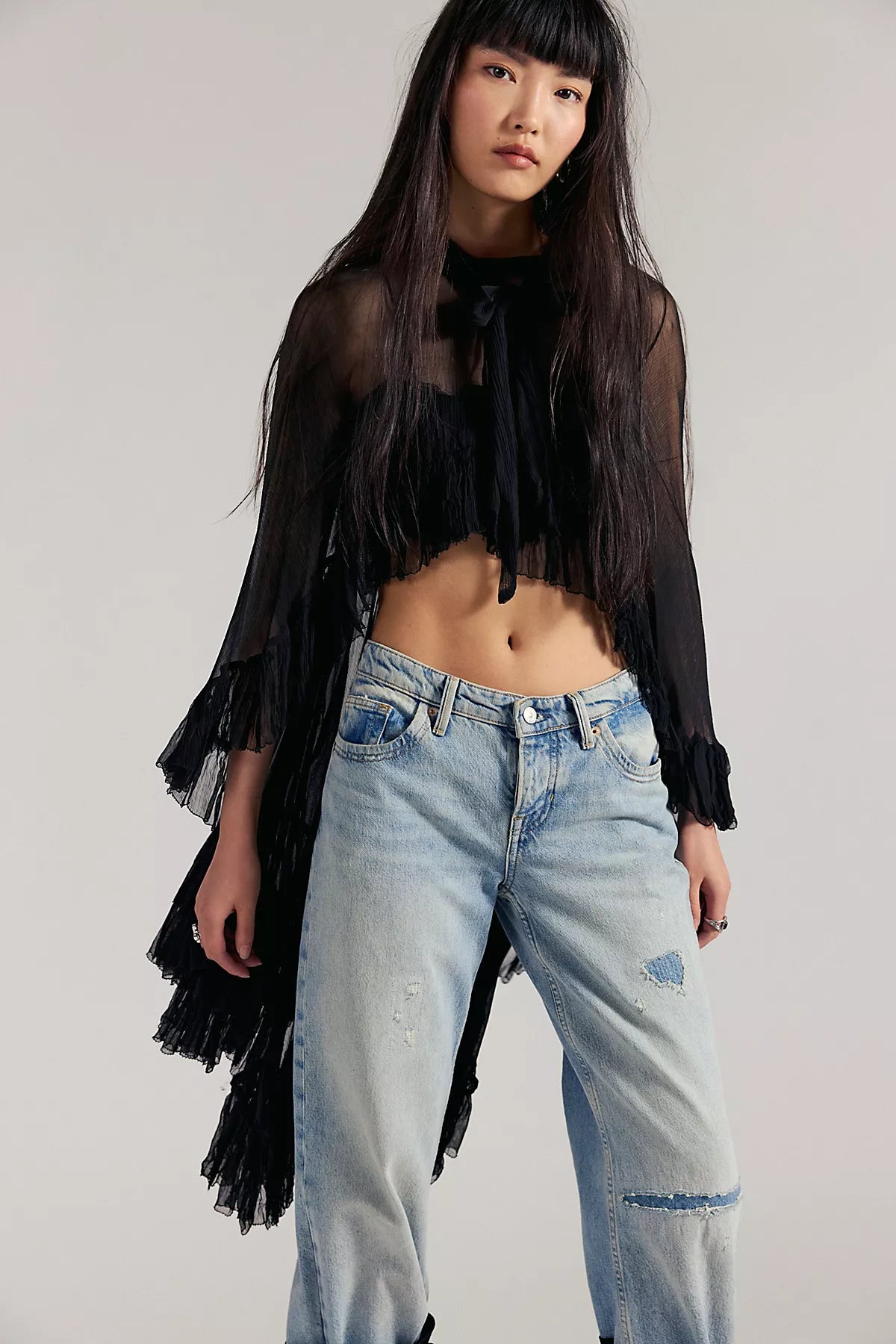 Full Sleeve Frill Top