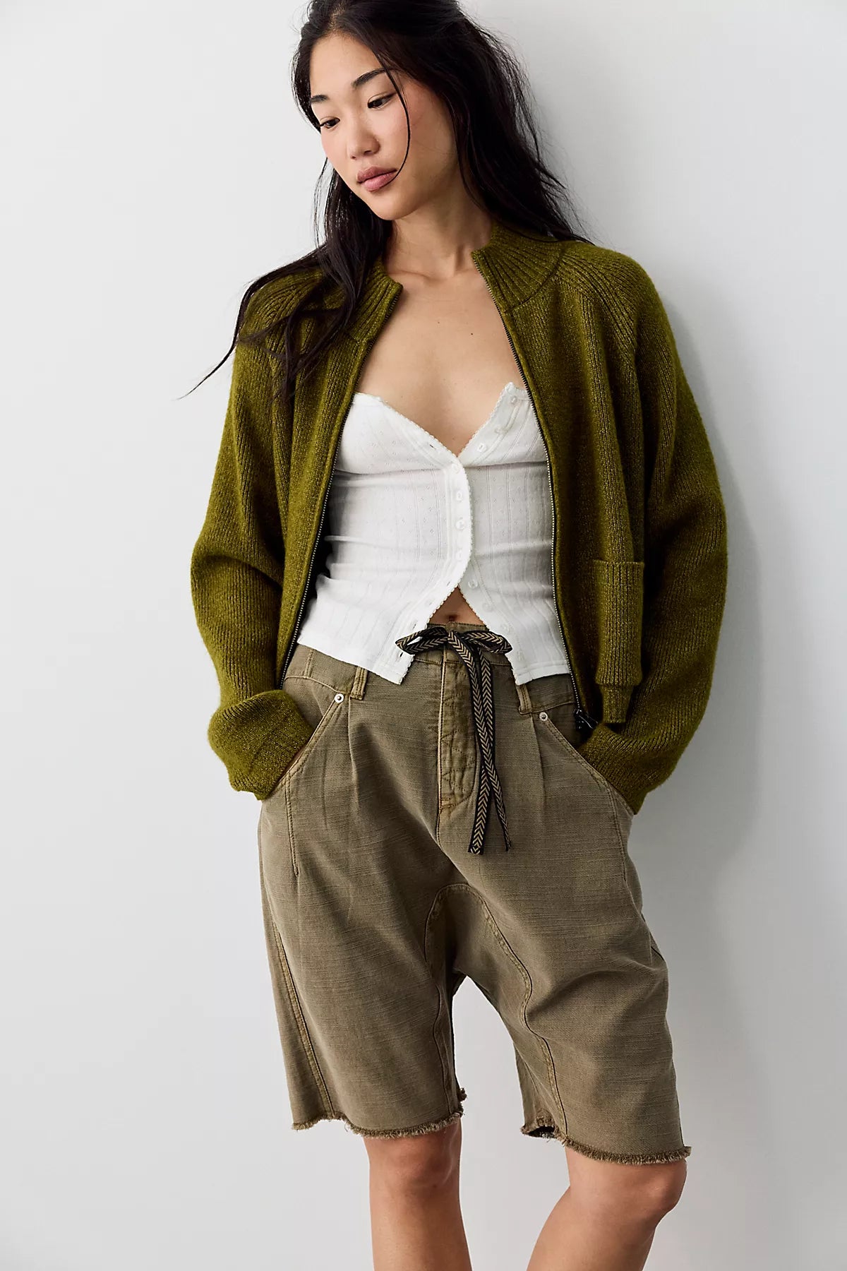 We The Free On It Zip-Up Cardigan