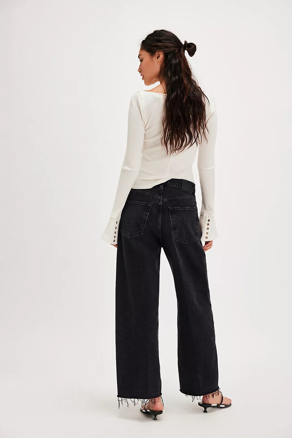 Citizens of Humanity Ayla Raw Hem Crop Jeans