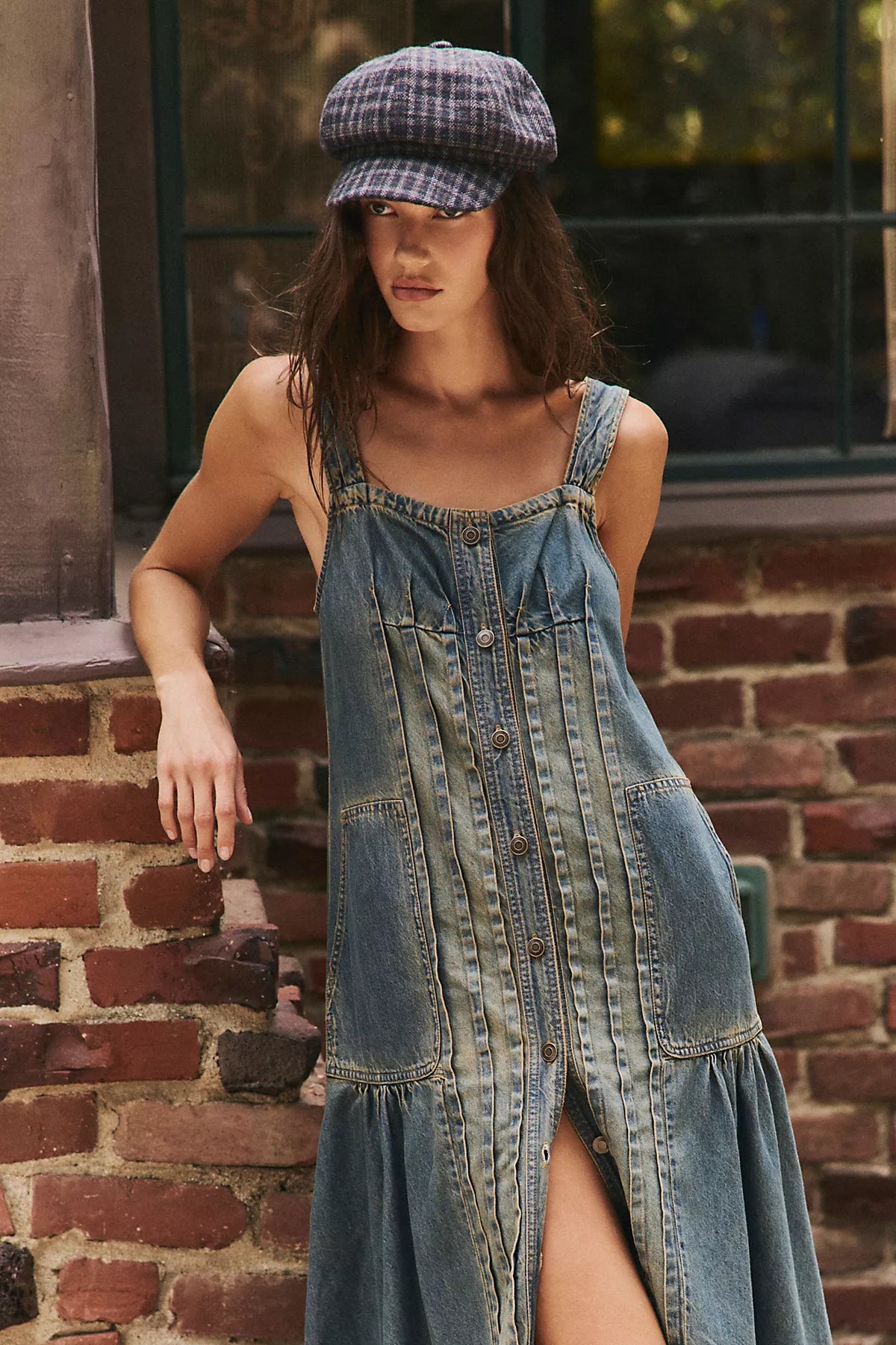 Astoria Apron Maxi Dress