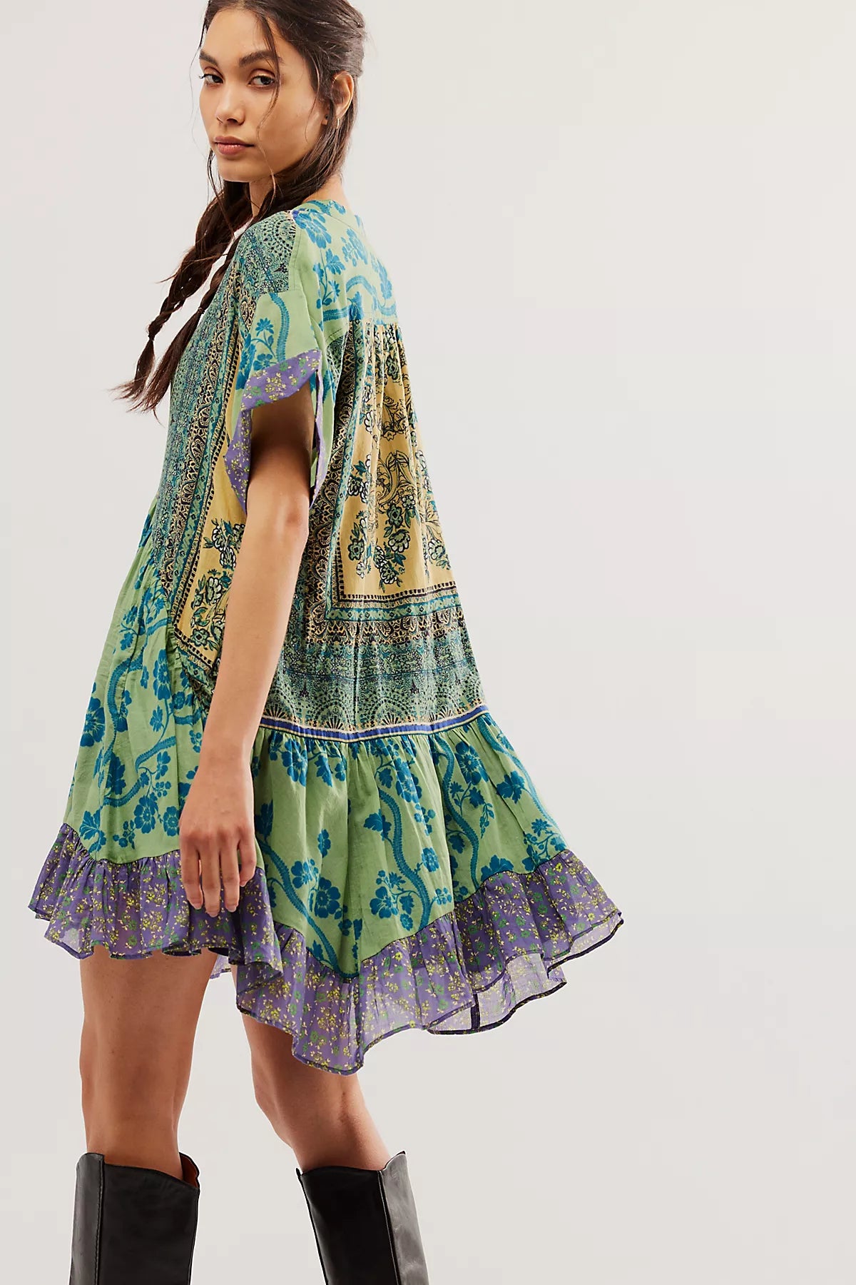Agnes Printed Mini Dress