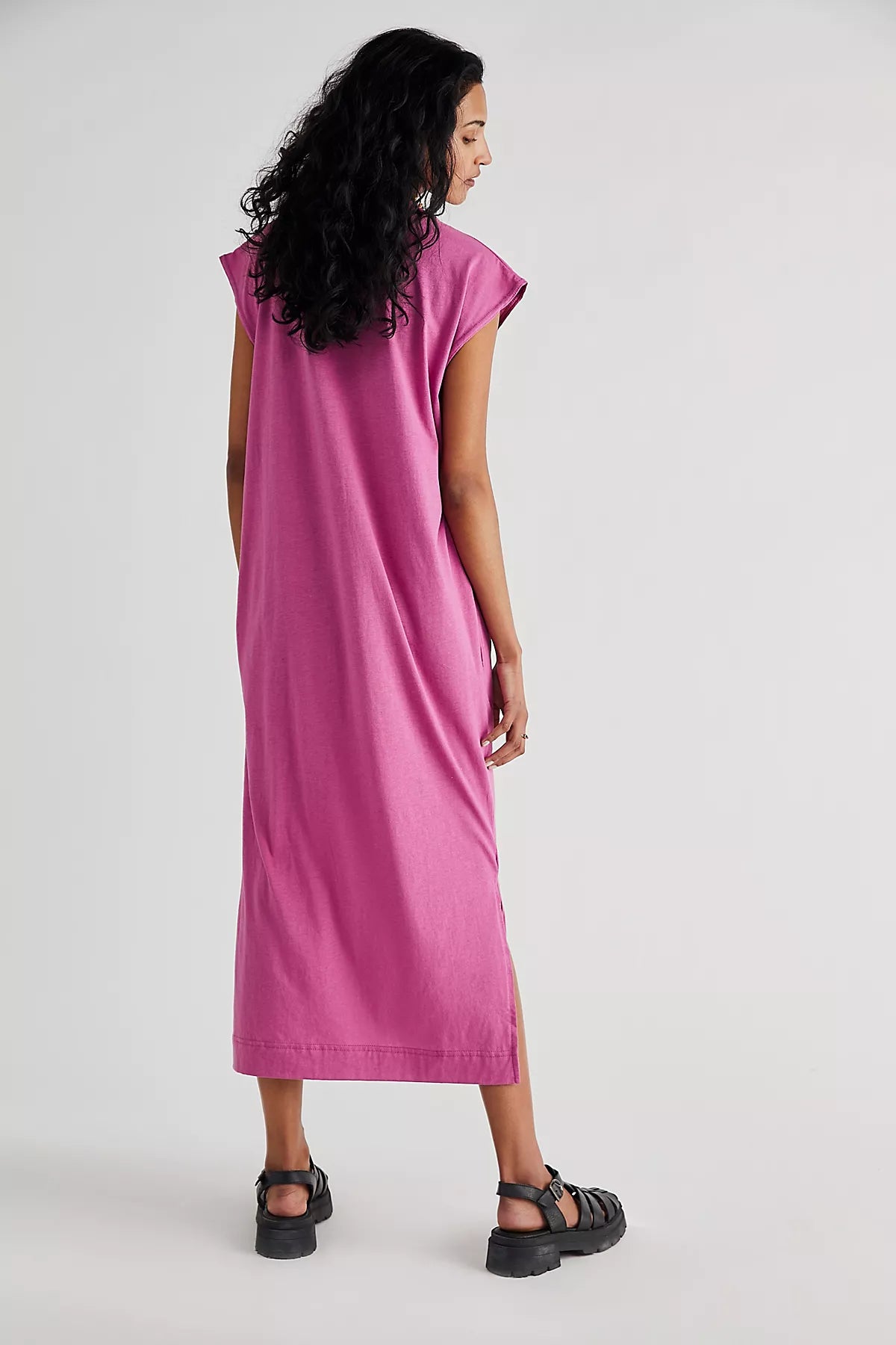All Day Long Midi T-Shirt Dress