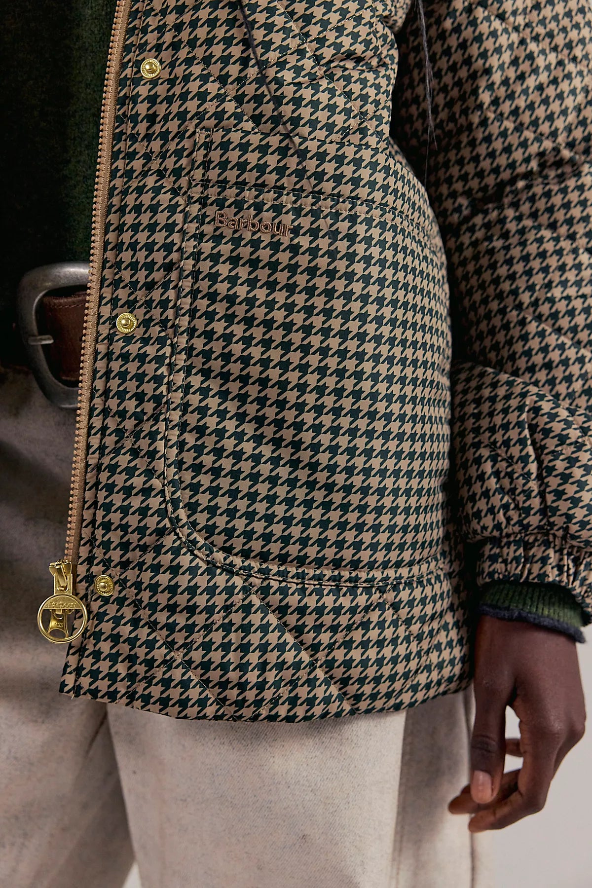 Barbour Laoise Check Quilted Jacket