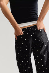 DONNI. The Taffeta Drawstring Cargo Pants