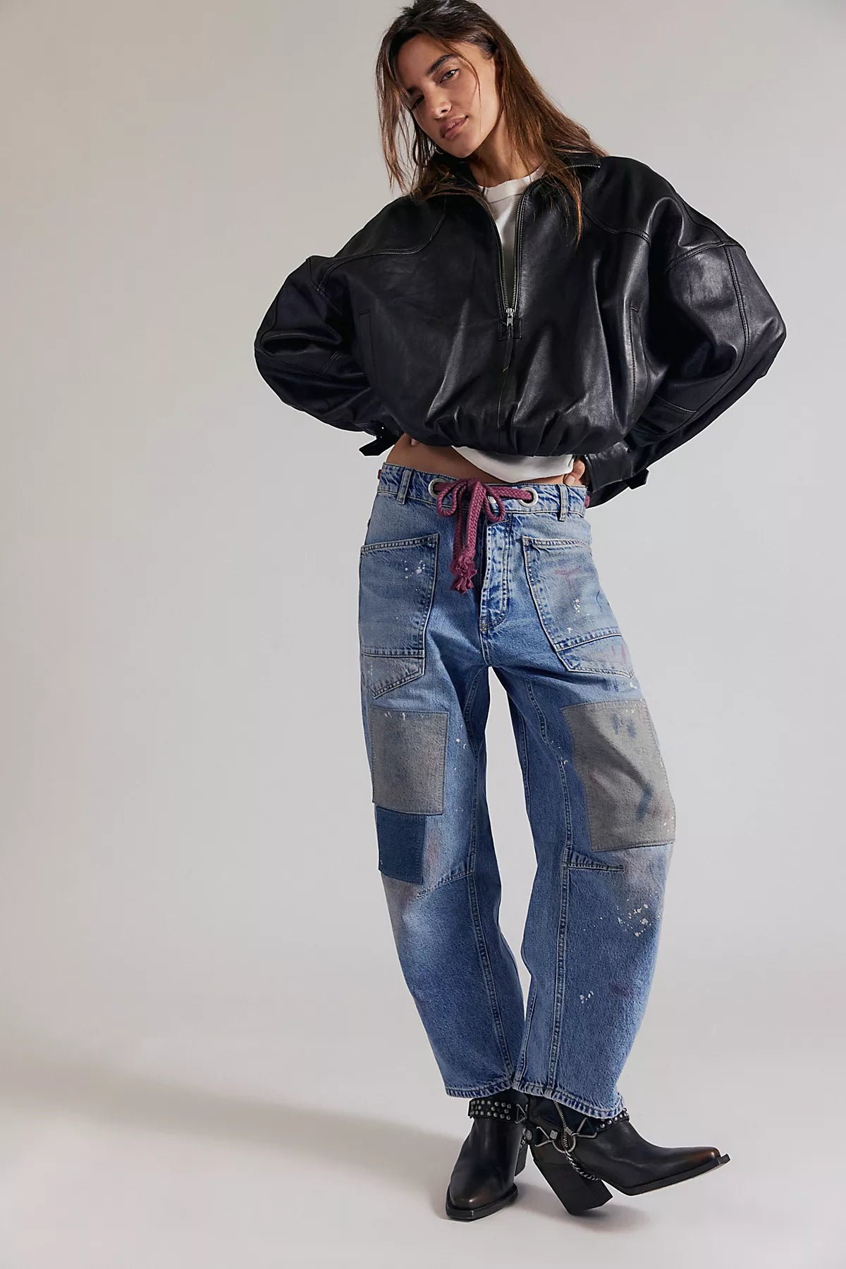 We The Free Moxie Pull-On Barrel Jeans