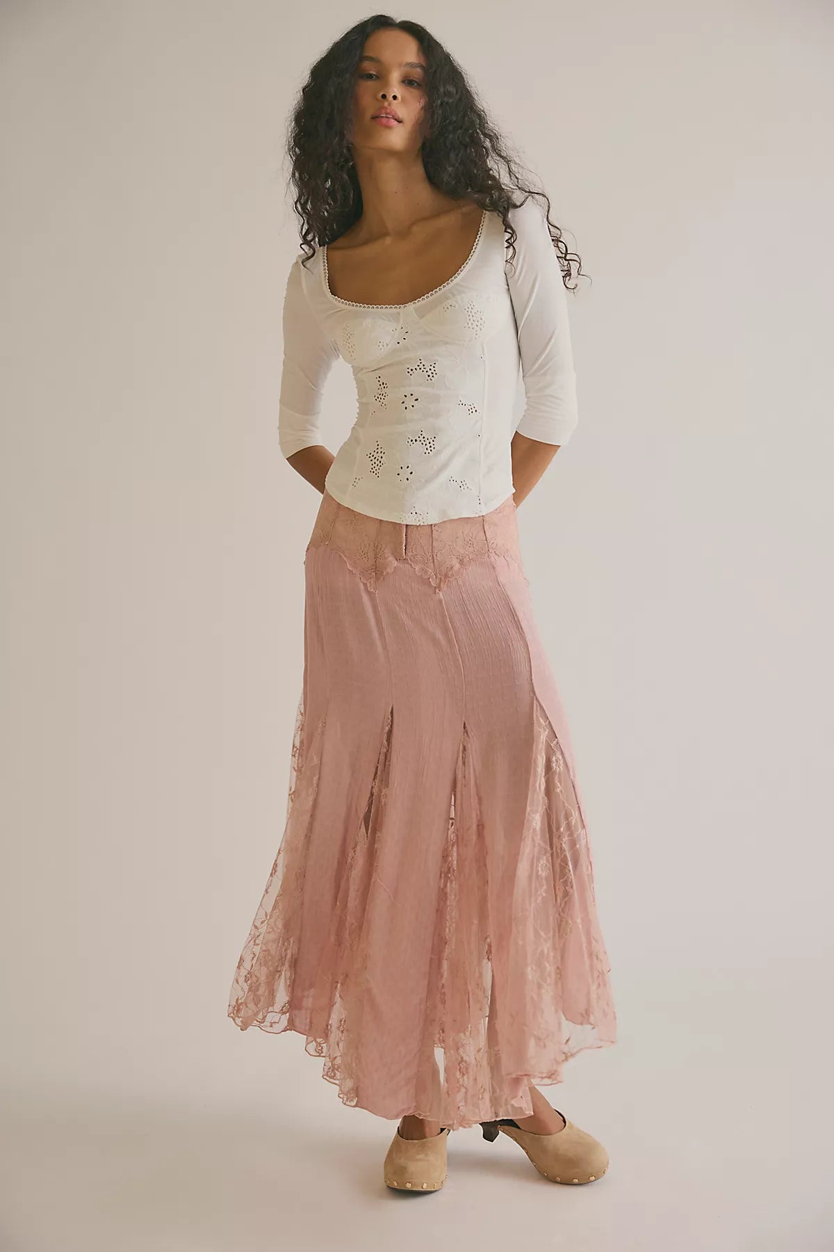 Nice To Meet You Maxi Slip Skirt