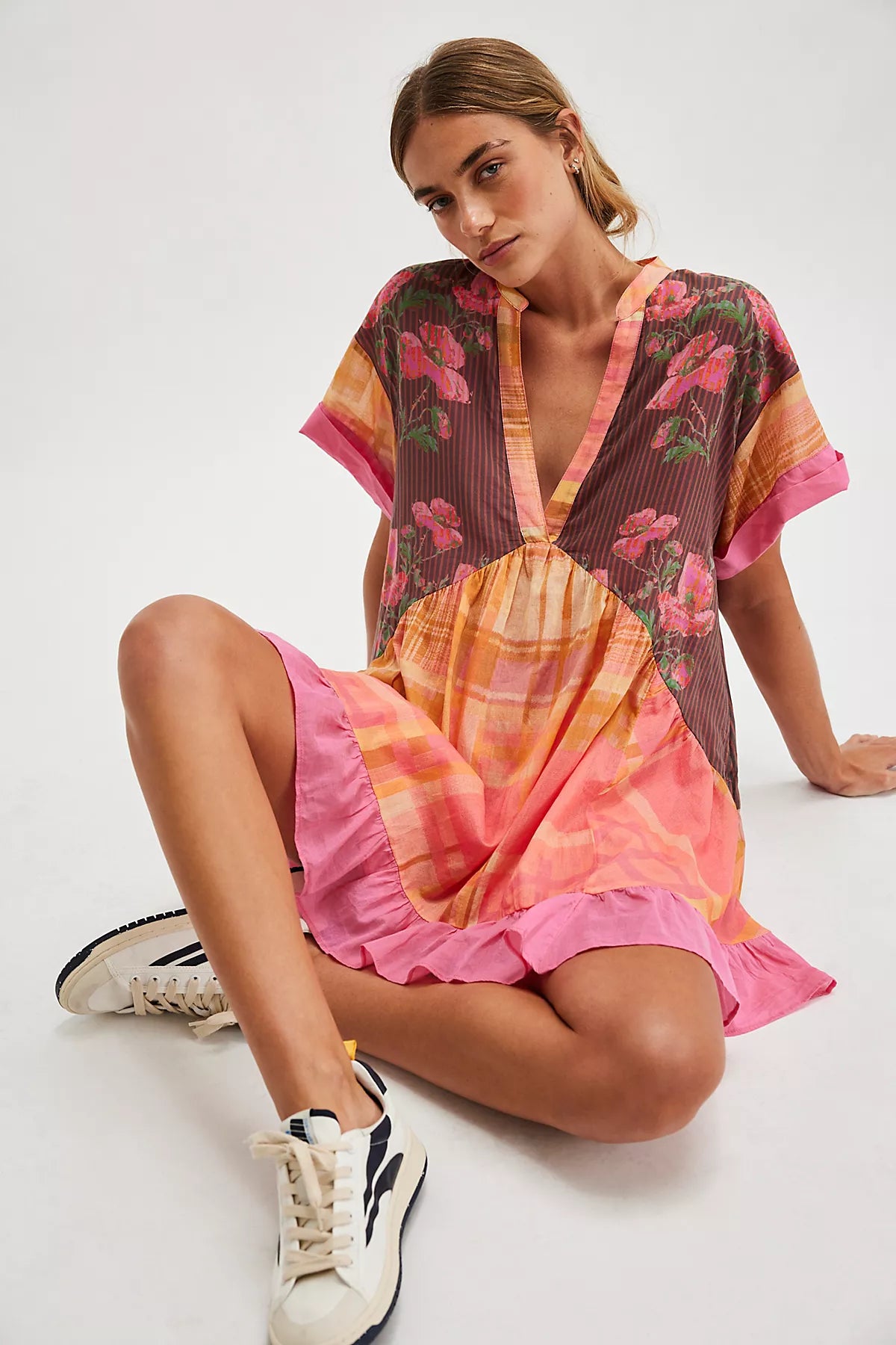 Agnes Printed Mini Dress