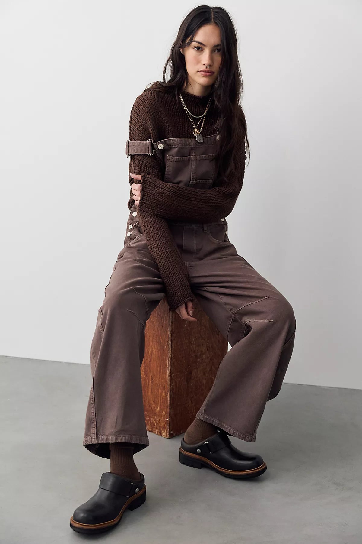 We The Free Good Luck Barrel Overalls
