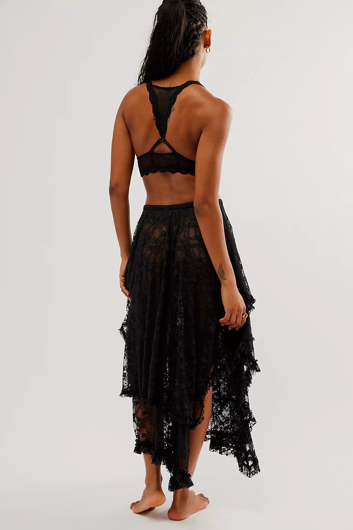French Courtship Maxi Slip Skirt