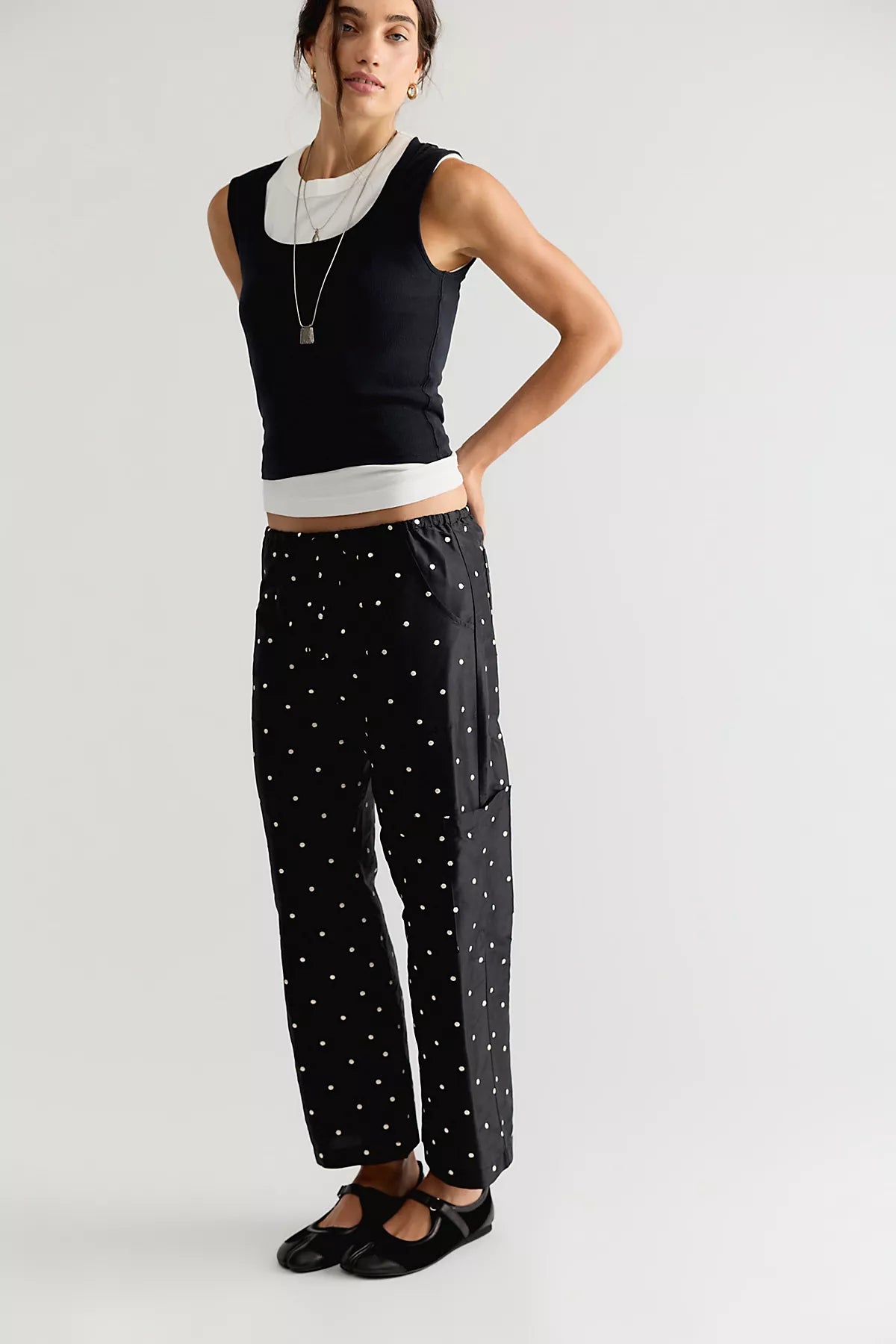 DONNI. The Taffeta Drawstring Cargo Pants
