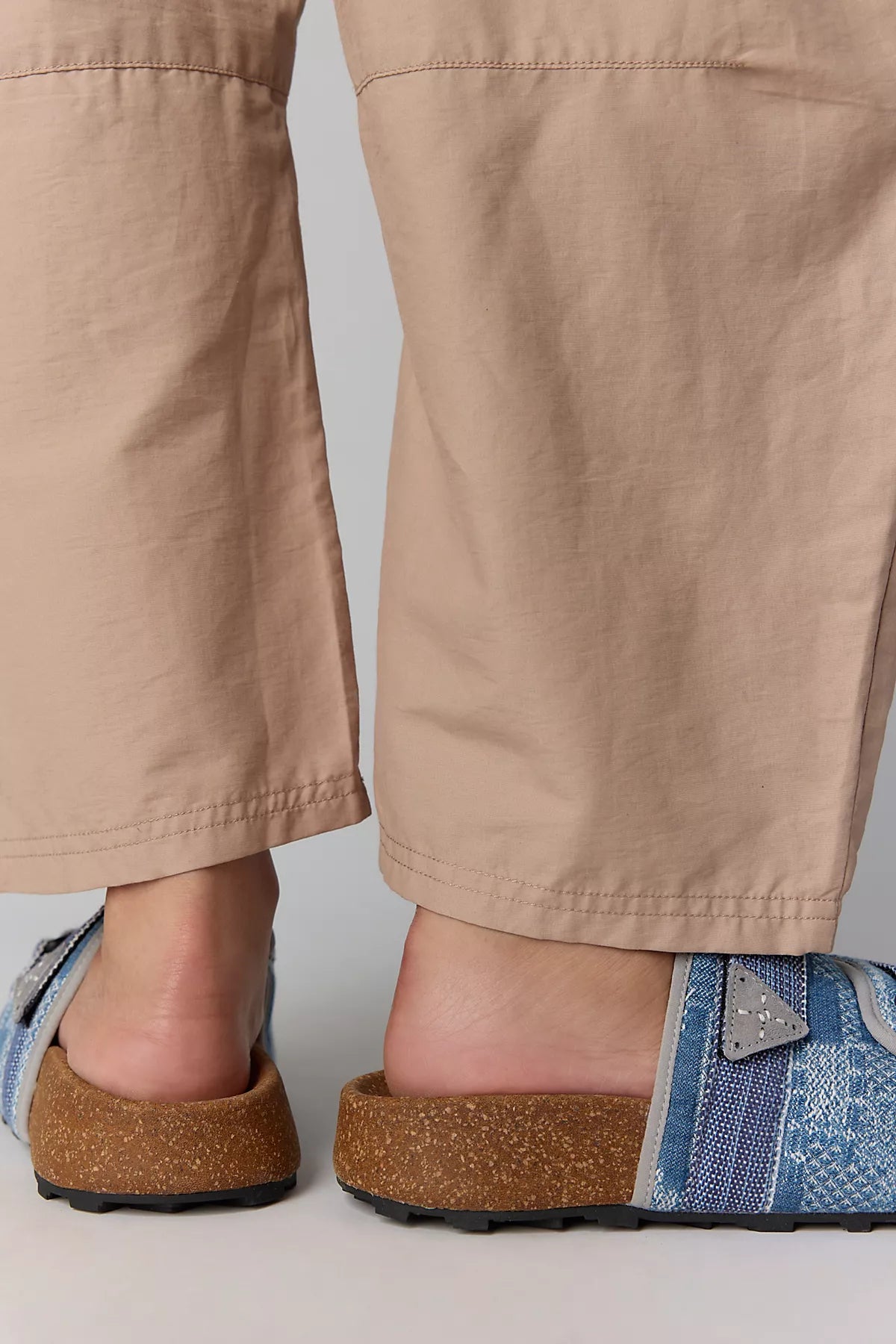 Arden Patchwork Slide Sandals