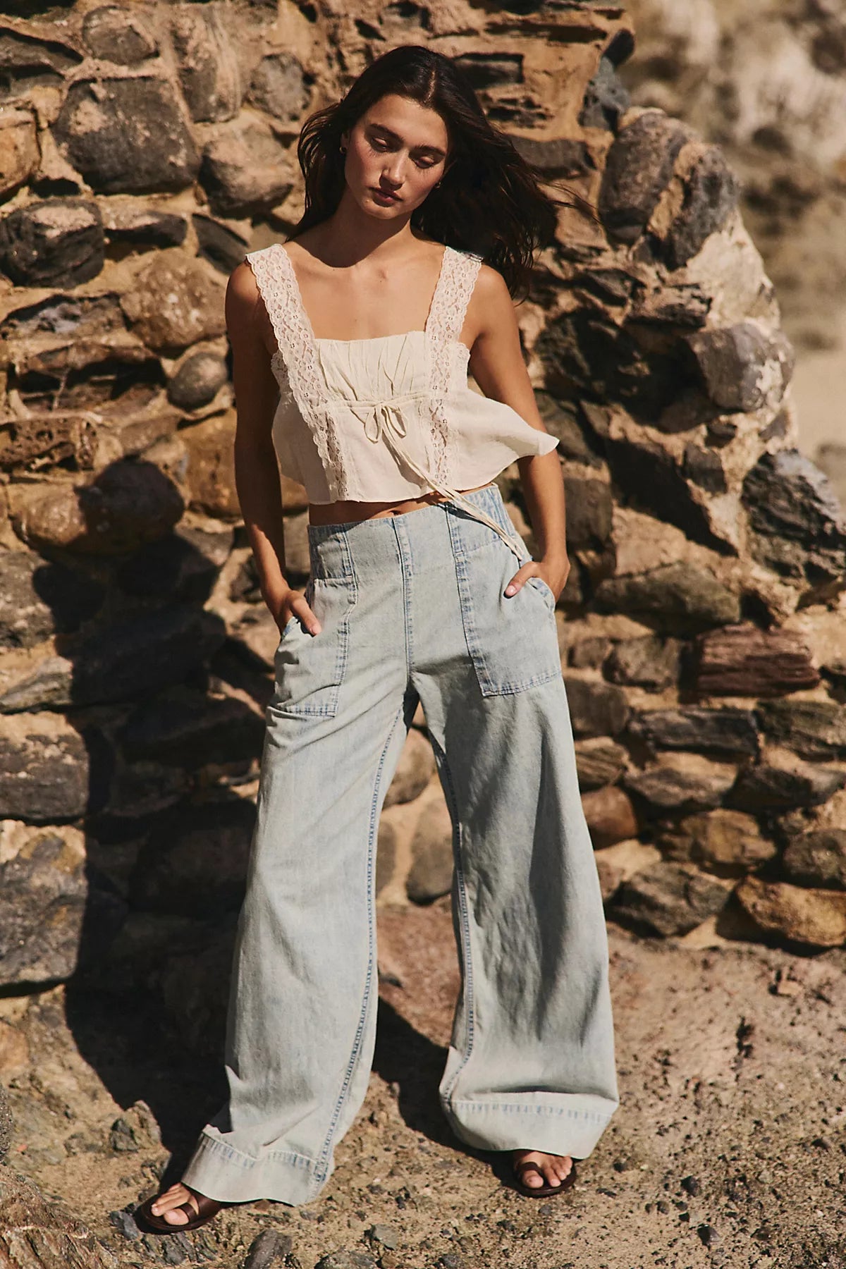 We The Free Breezy Denim Pull-On Jeans