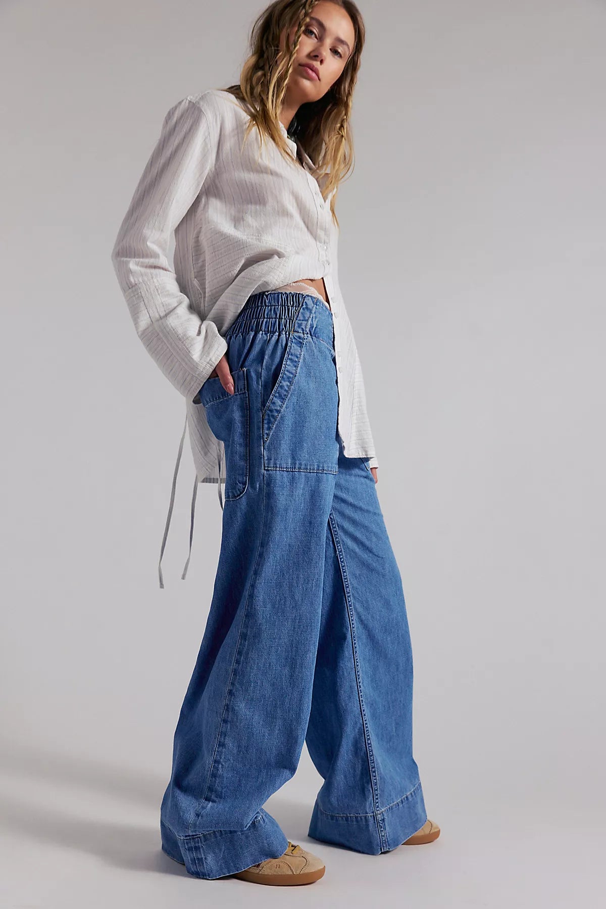 We The Free Breezy Denim Pull-On Jeans