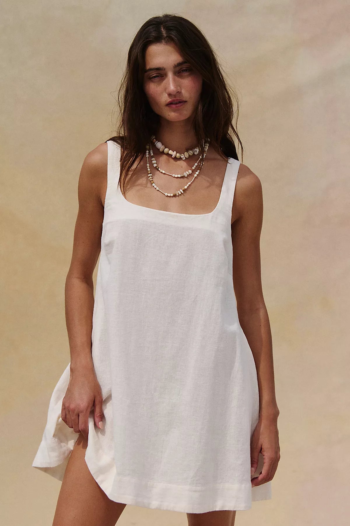 Breezy Linen Mini Dress