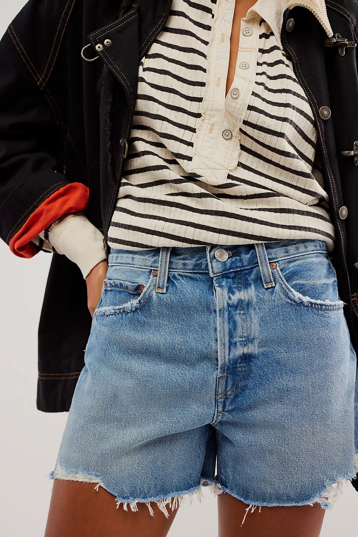 AGOLDE Parker Long Shorts