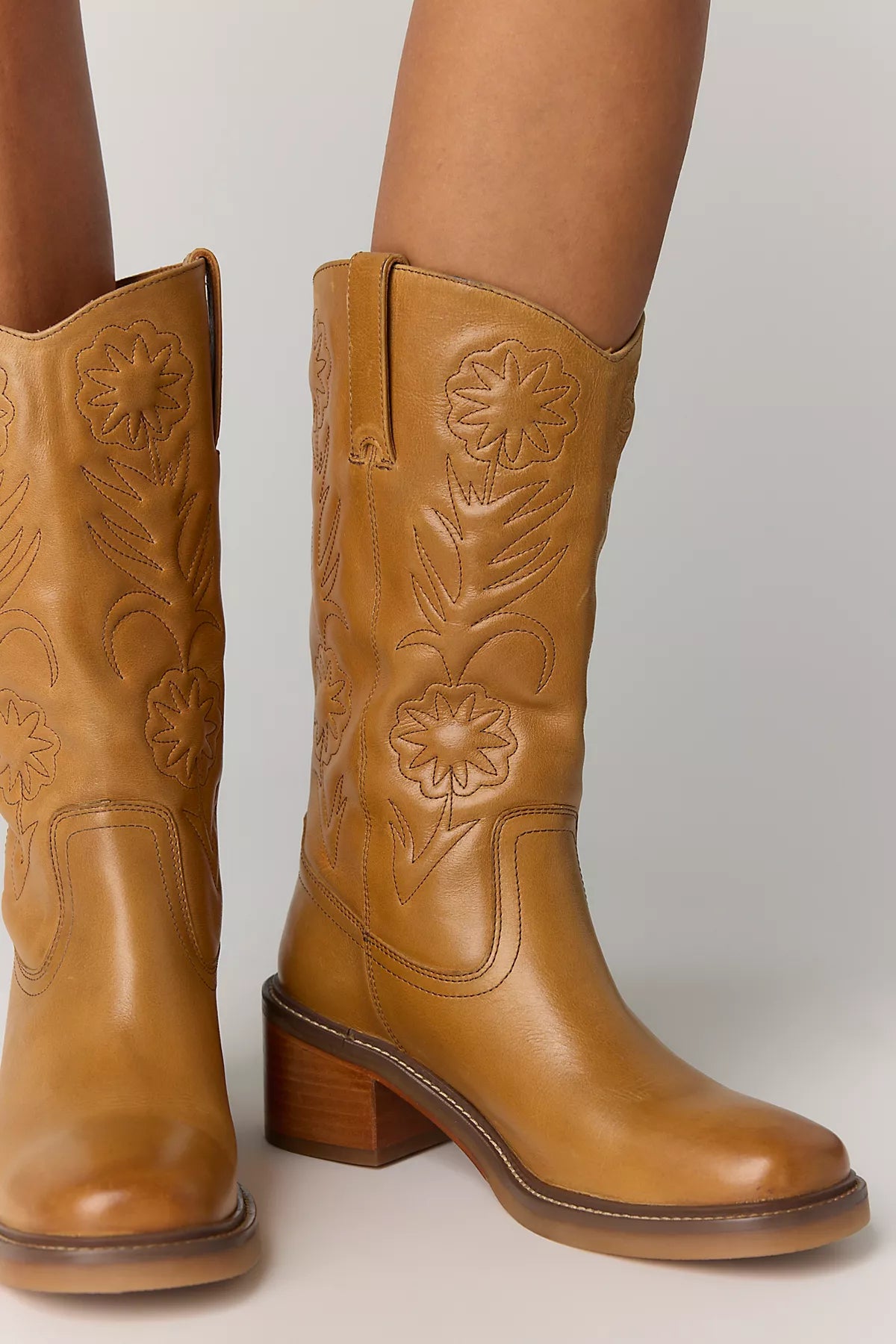 Frye For FP Kate Deco Stitch Boots